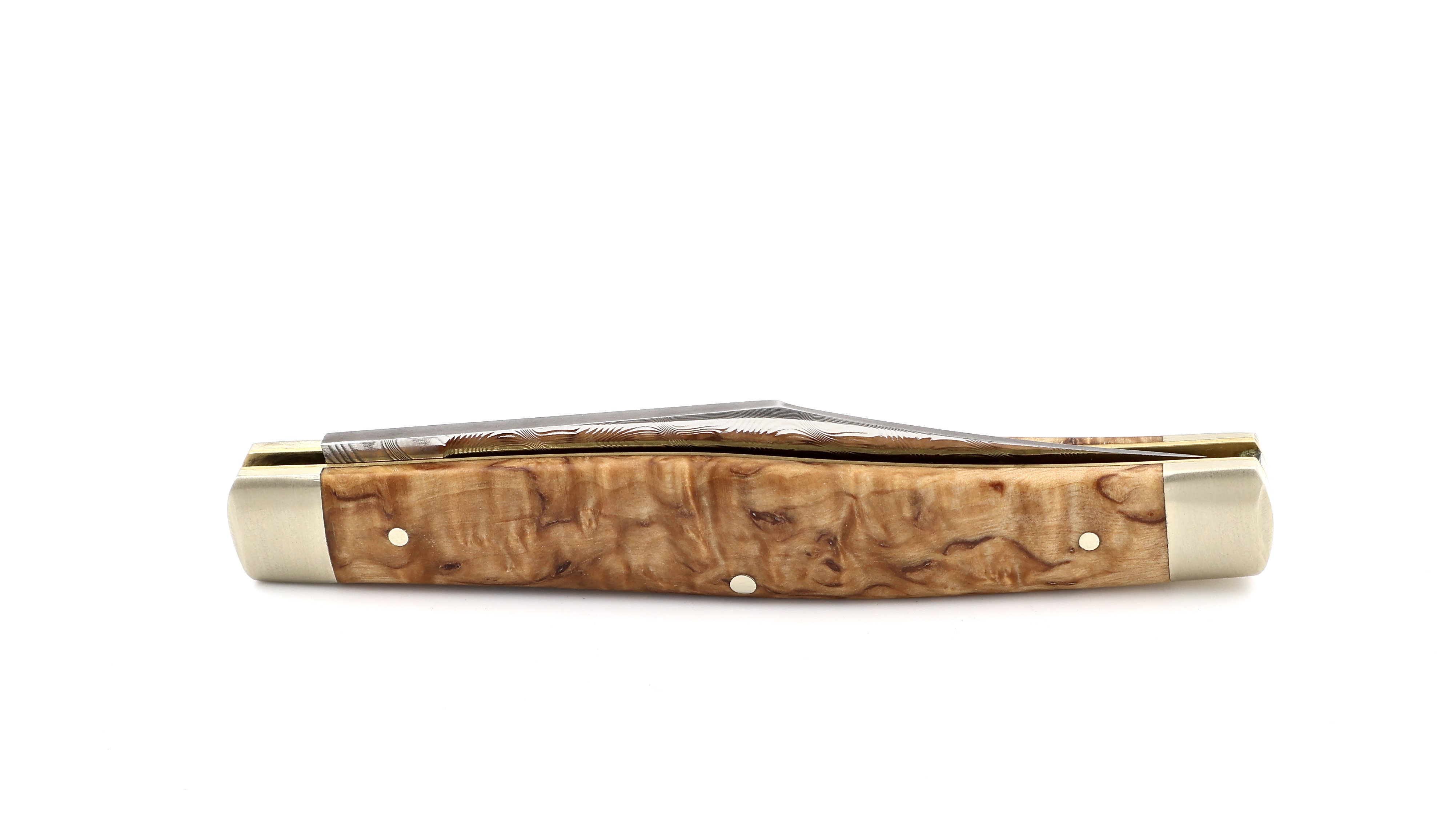 Robert Klaas Stockman Messer Maserbirke Fischgrät Damast DSC® rostfrei