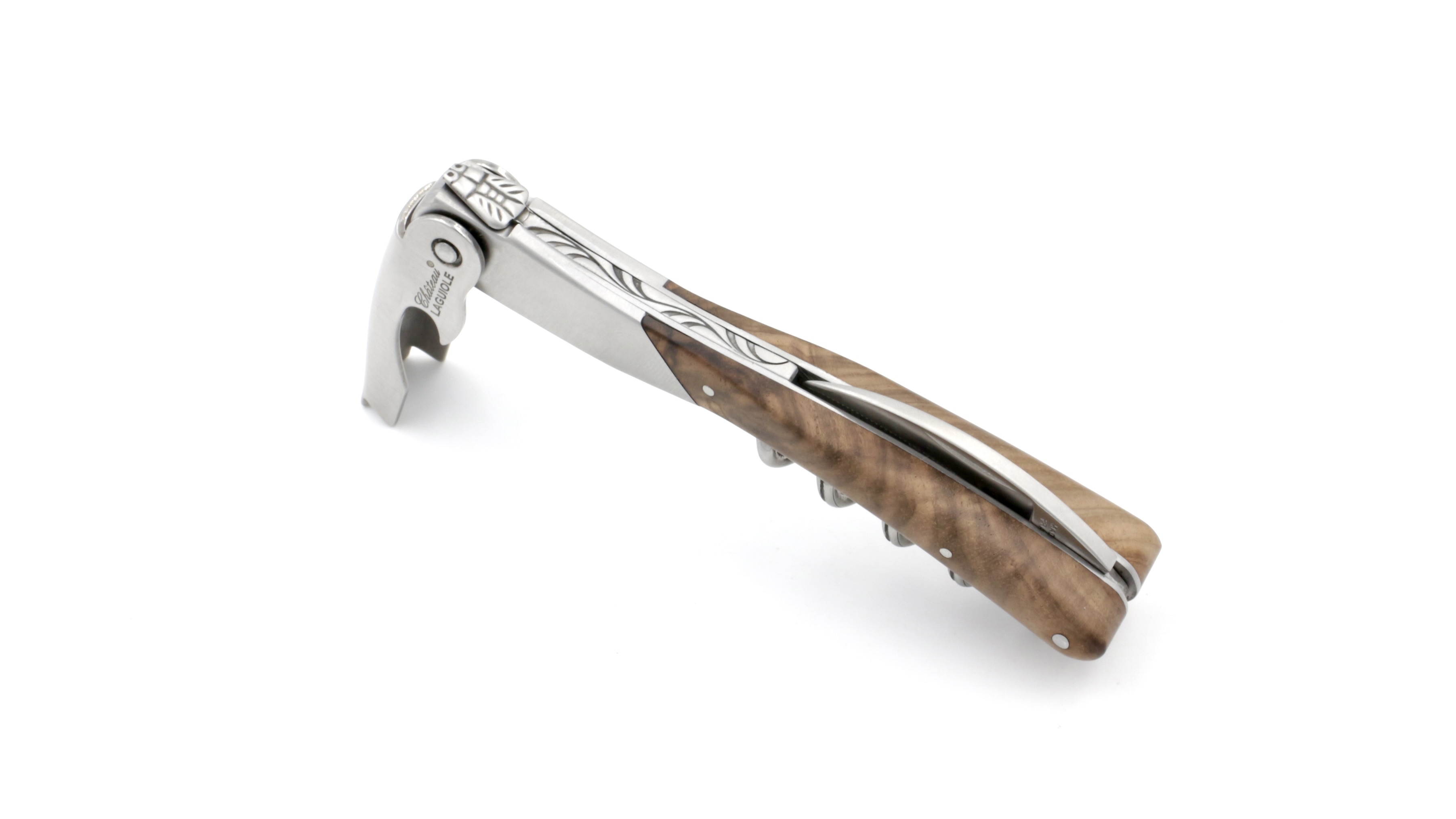 A120634D-0BF5-4699-A703-116435B0FE8B_1_201_a Château Laguiole MELCHIOR Sommeliermesser Walnussholz