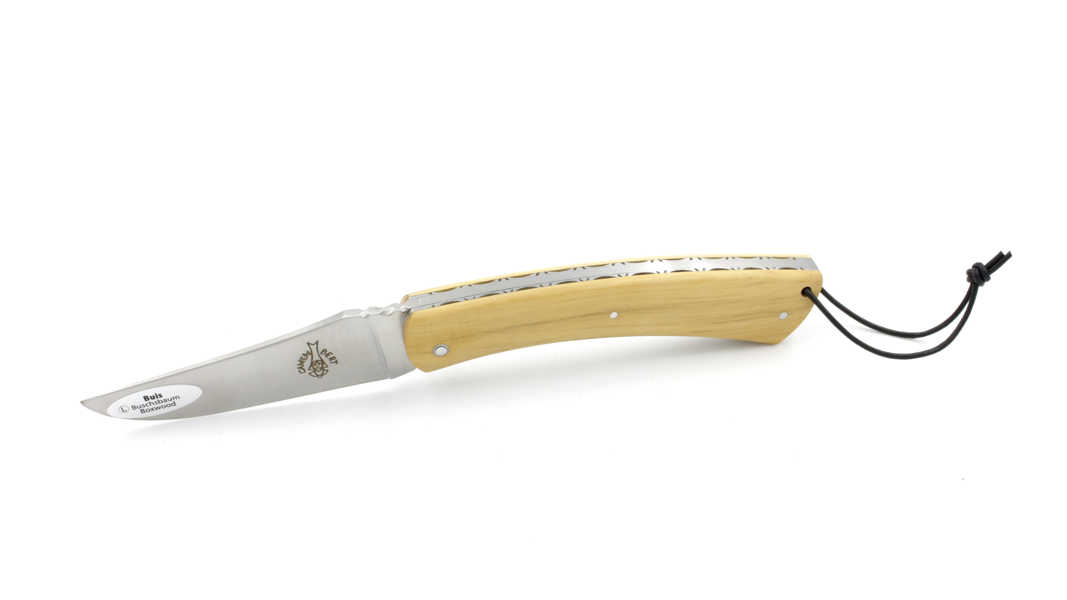 Laguiole en Aubrac Le CAMEMBERT Buchsbaum guillochiert