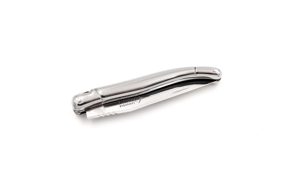 ARBALETE G. David  Laguiole knife stainless steel shiny 12 cm