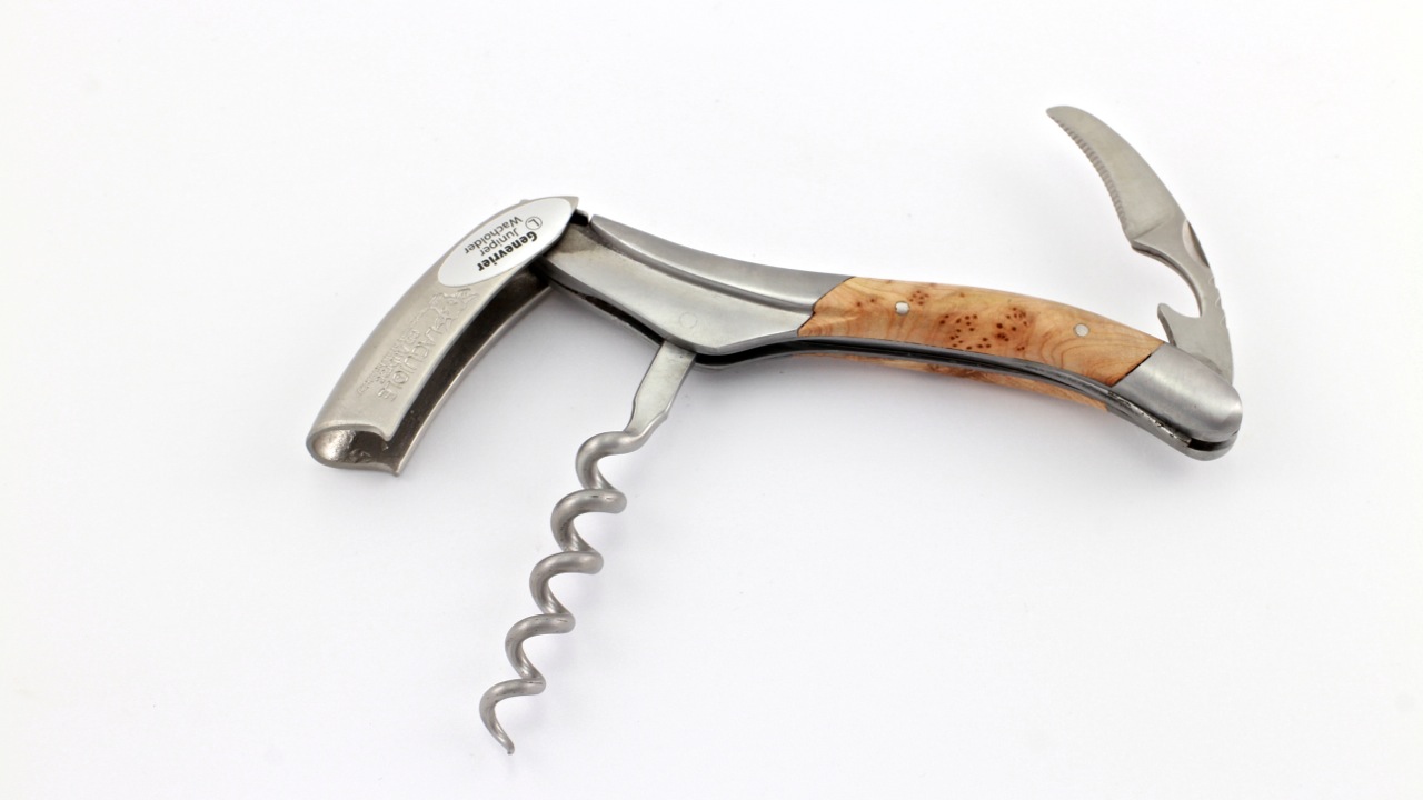 SOMWacholder-matt-2 Laguiole en Aubrac Laguiole Sommelier knife Juniper