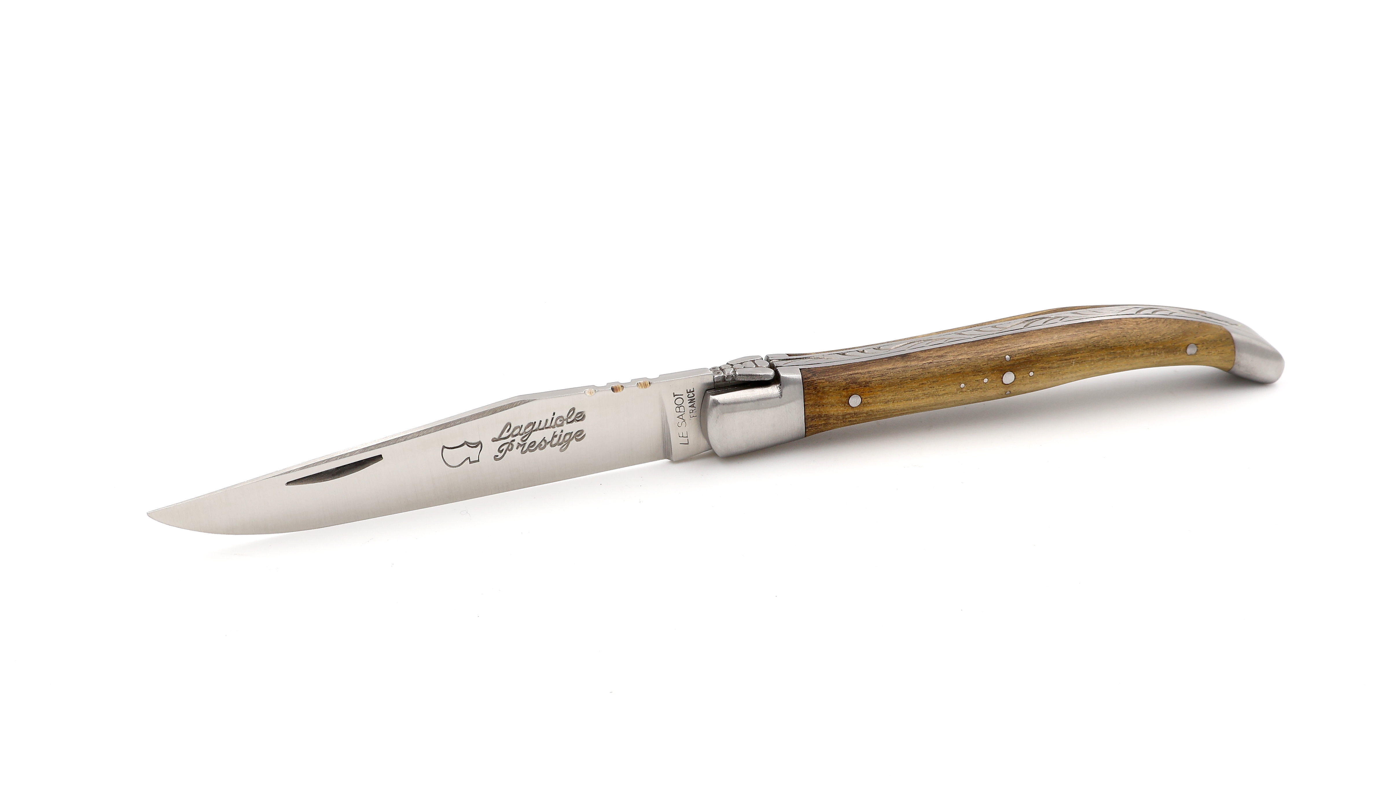 AU SABOT Laguiole knife 12 cm pistachio wood