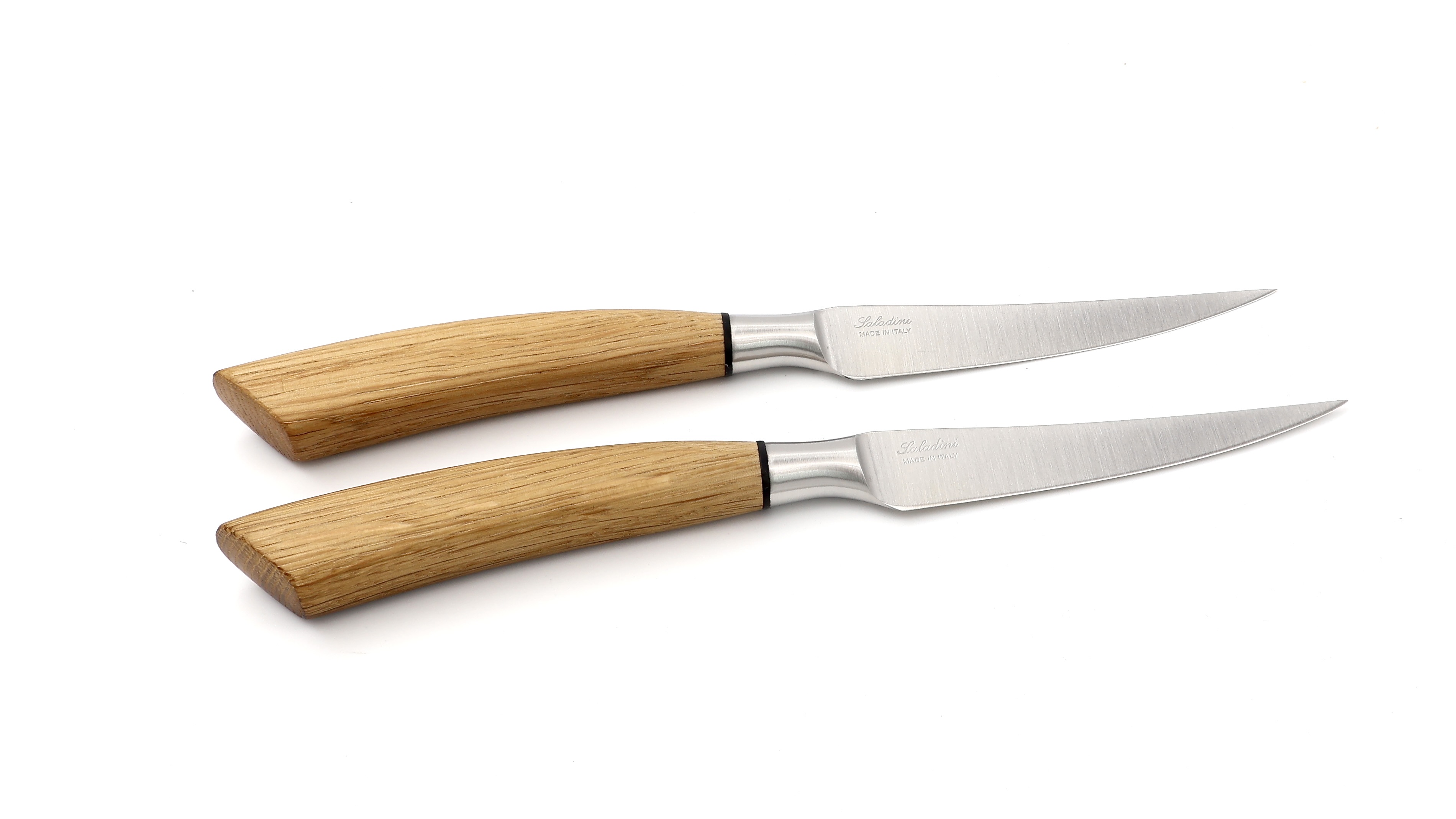 Saladini Steakmesser-Set 2-tlg. Fasseiche