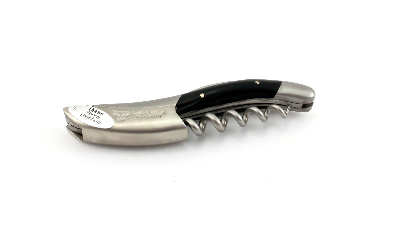 Laguiole en Aubrac Sommeliermesser Ebenholz