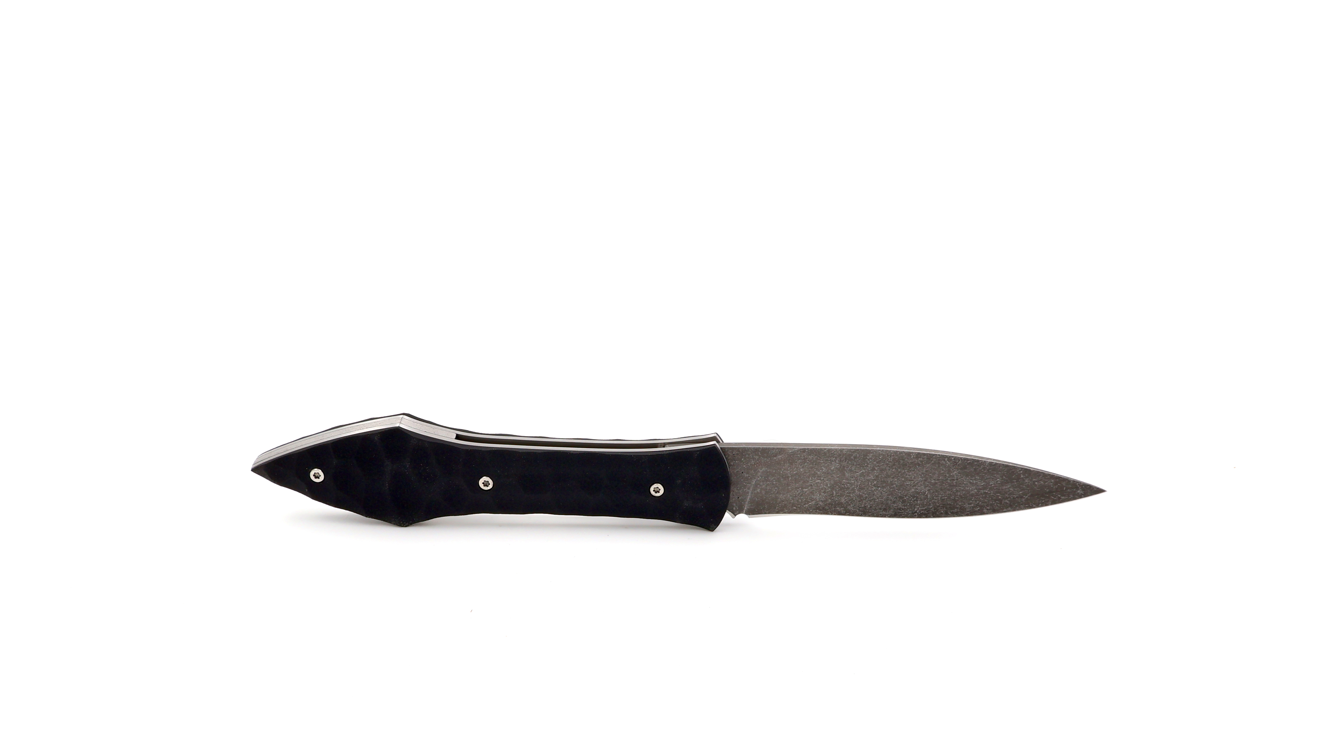 Laraud Blades L’Oegopsyde faceted black G10