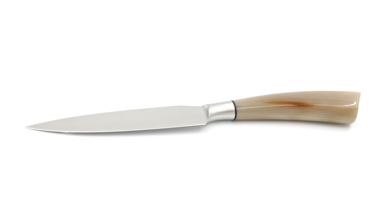 Saladini  Rustico großes Steakmesser Set 6-tlg. Hornspitze
