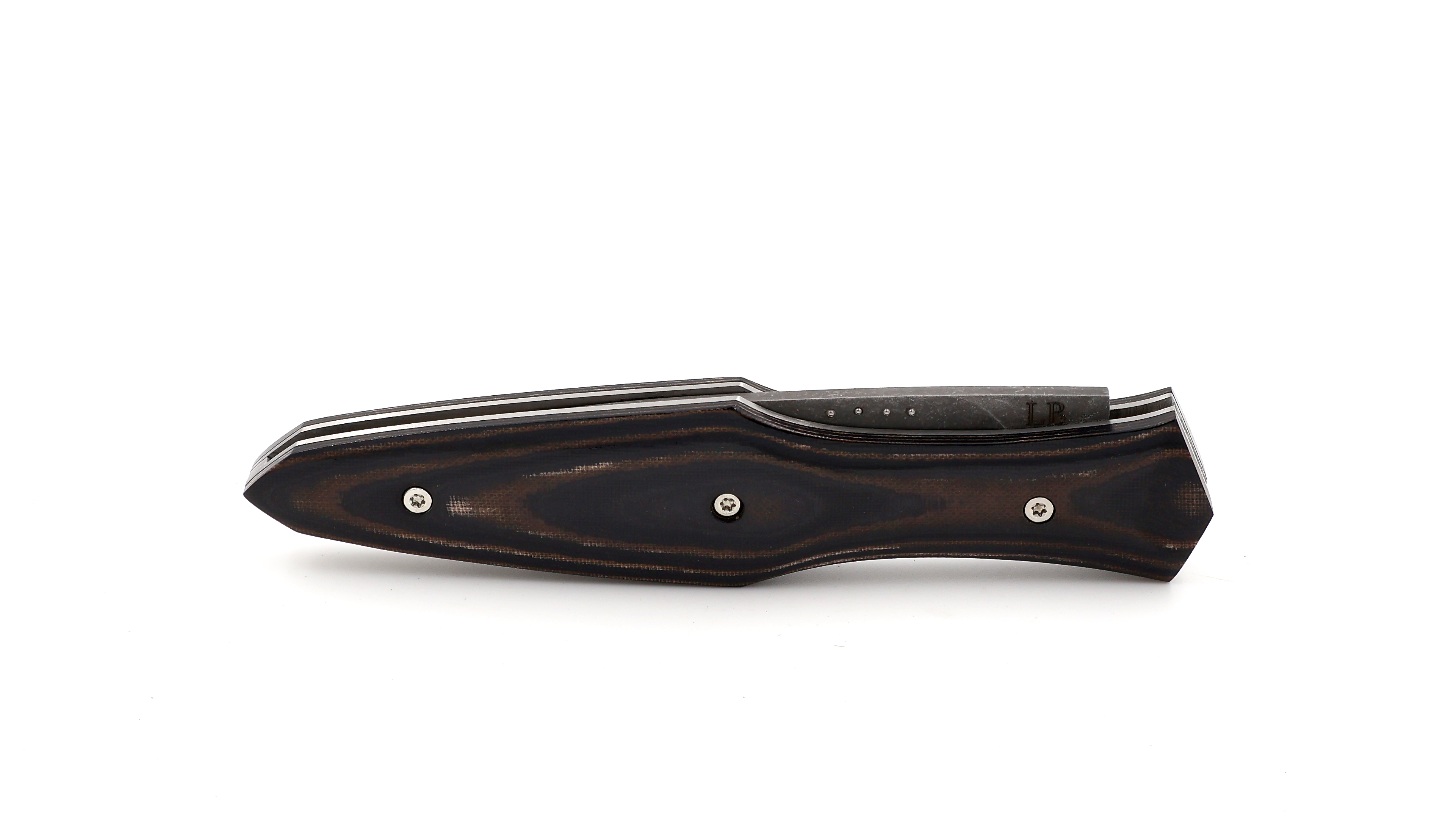 Laraud Blades MagnaPinna micarta stonewashed blade