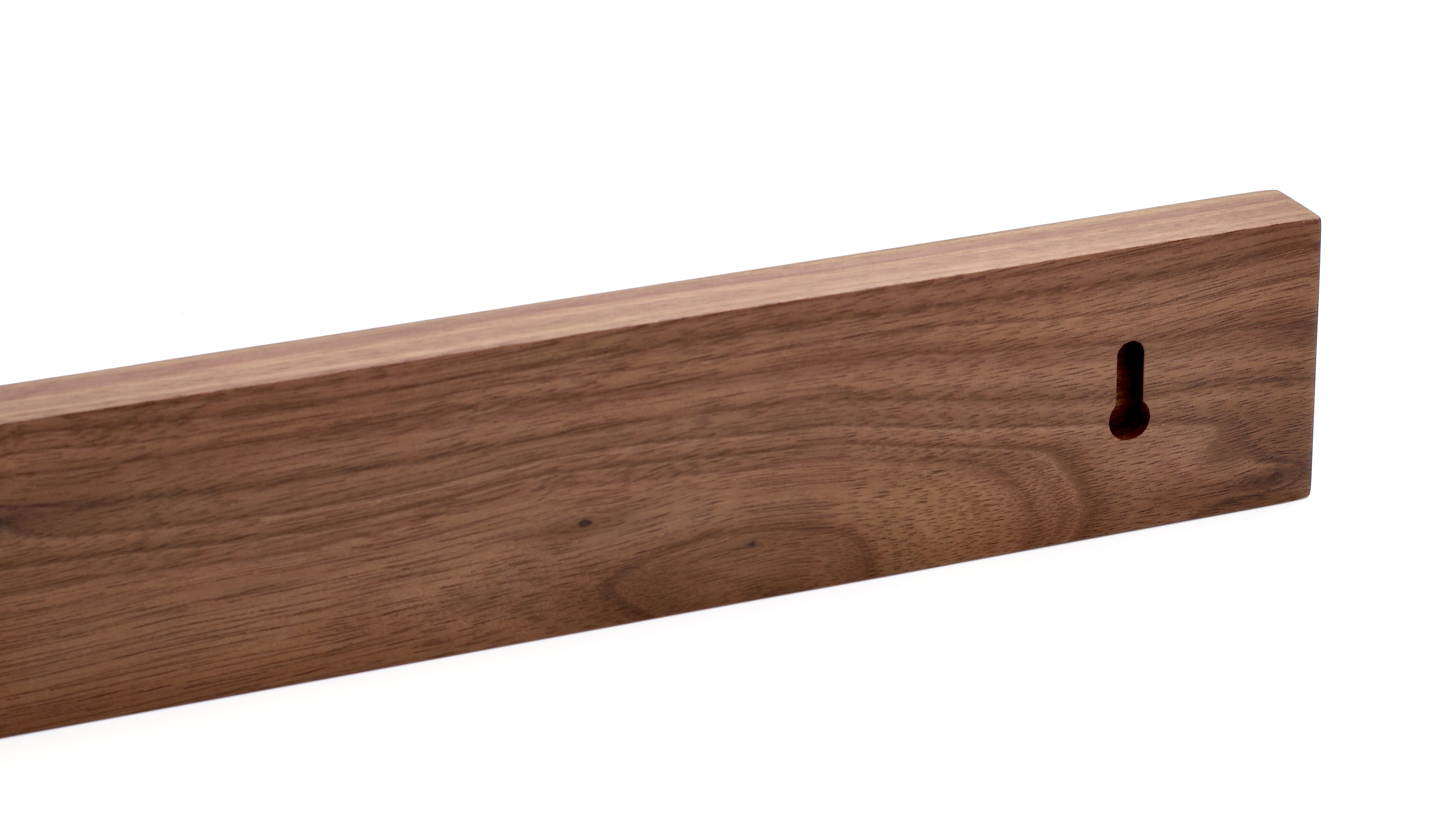 Laguiole en Aubrac magnetische Messerleiste für Steakmesser oder Kochmesser Nussbaum