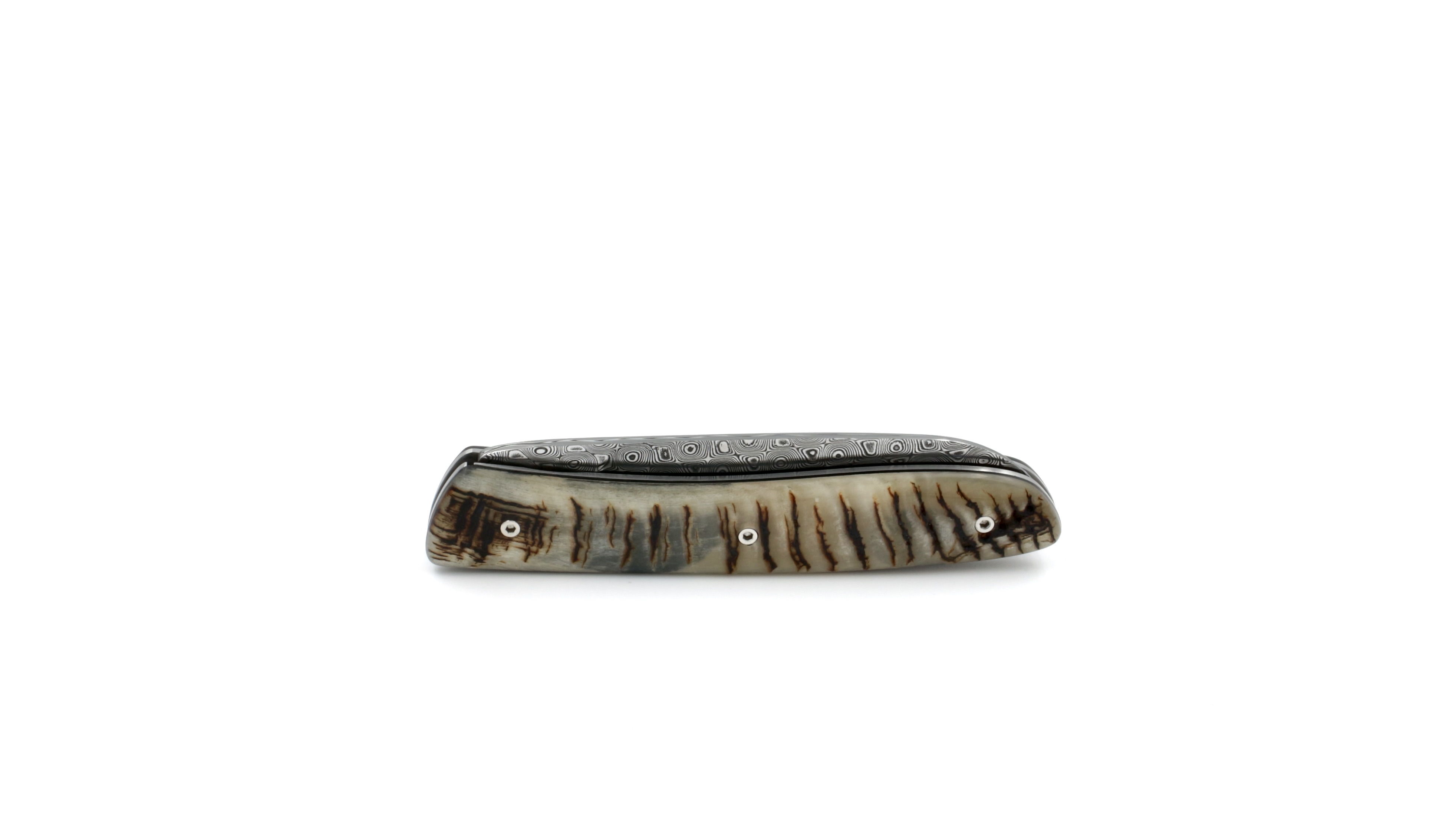 PERCEVAL L08 damascus Ram horn dark PERCEVAL L08 damascus Ram horn dark