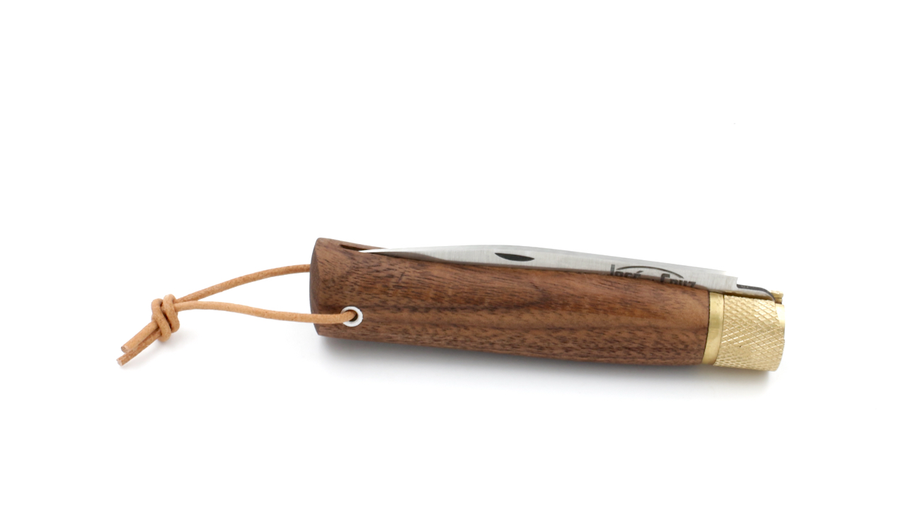JOSÉ DA CRUZ folding knife Merendeira american walnut carbon blade