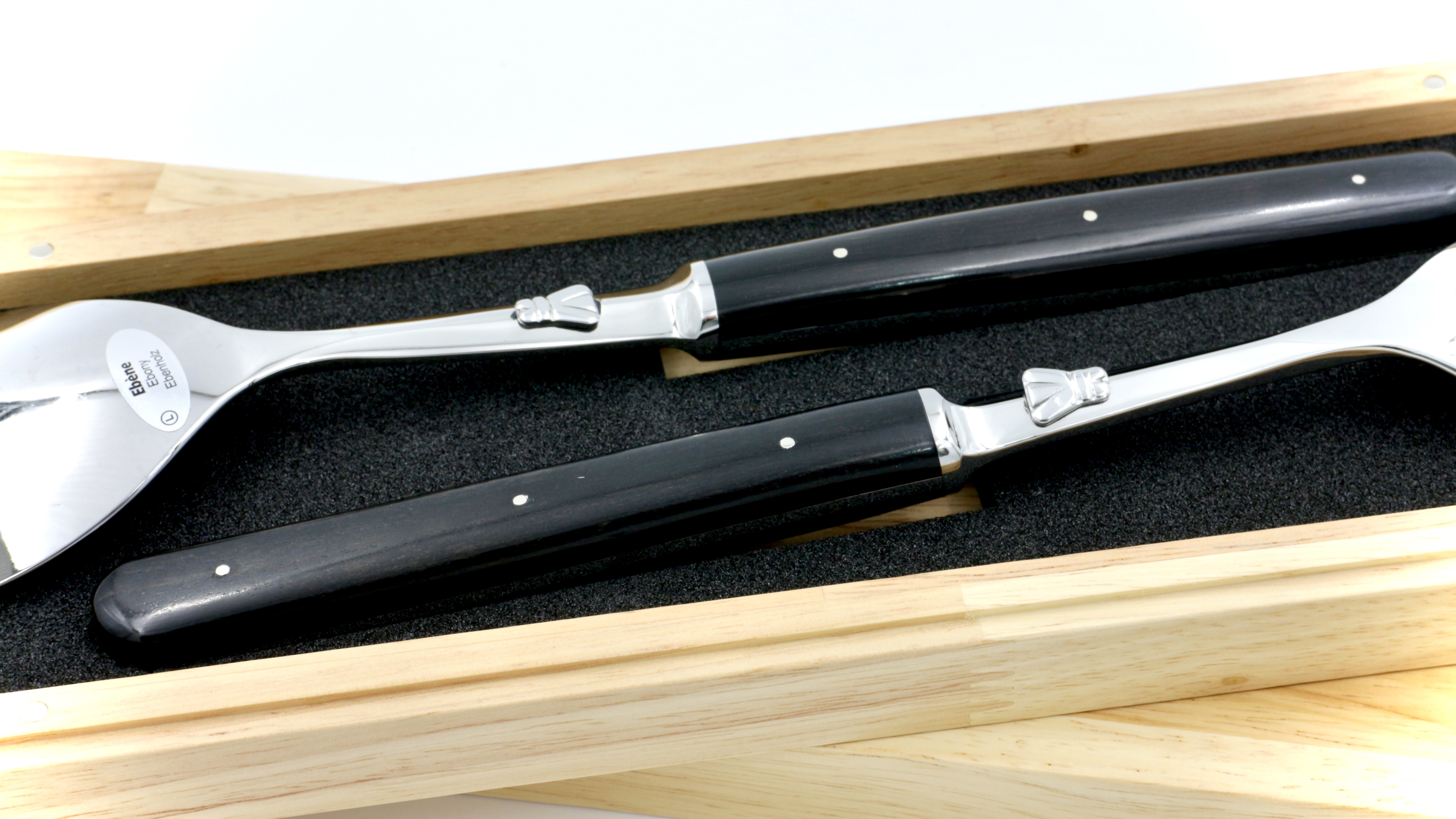 Laguiole en Aubrac saalt cutlery ebony
