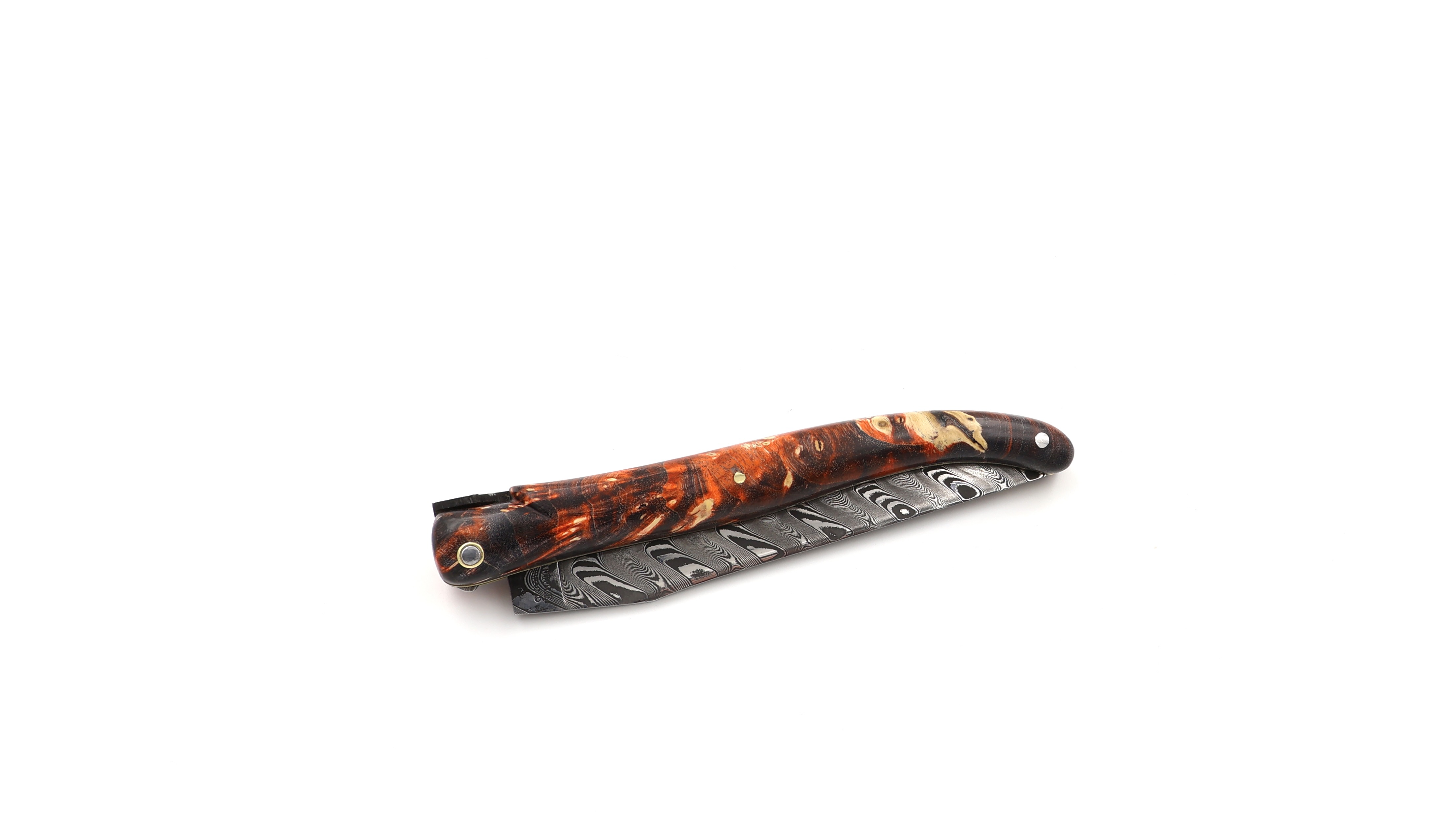 Laguiole en Aubrac Biene WELTRAUM DSC® Carbondamast Holunder Wurzelholz 12 cm 