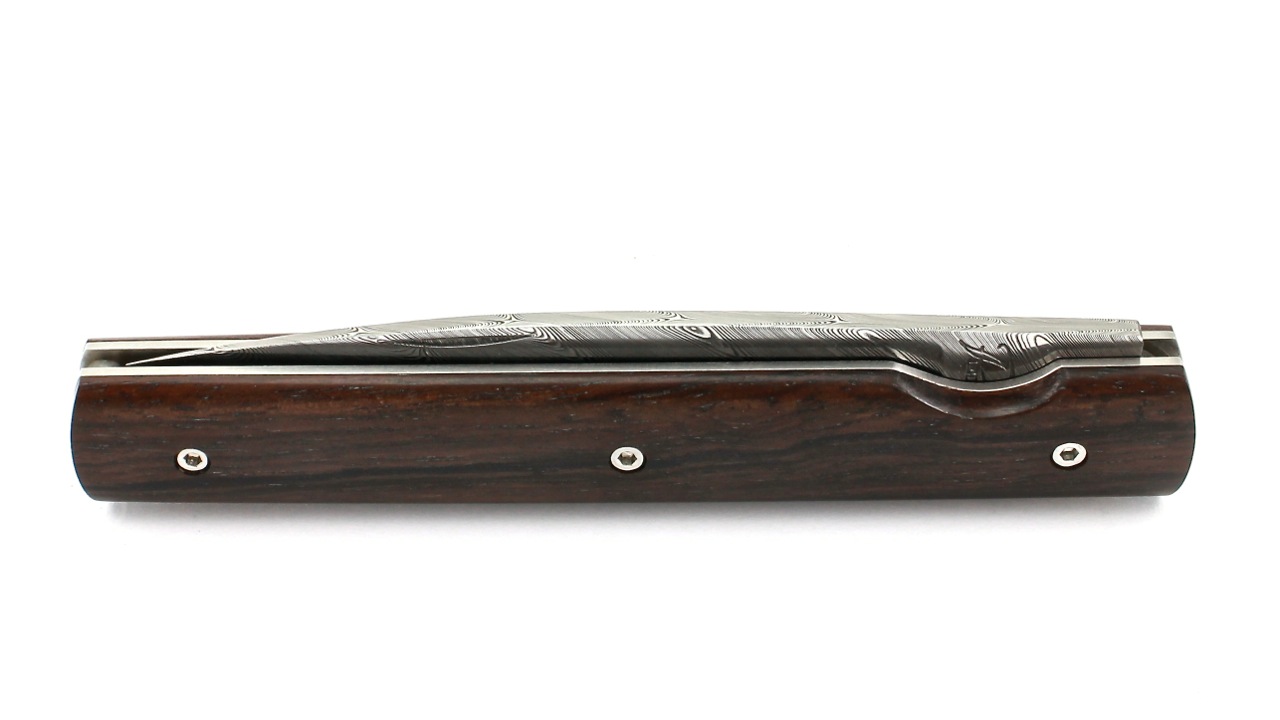 Le-Francais-Macassar-Ebenholz-Damast PERCEVAL Le Francais  Damast Makassar Ebenholz