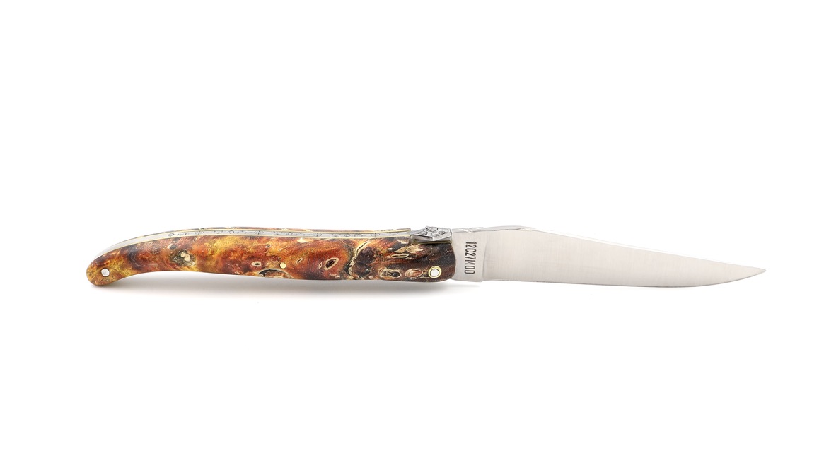 Laguiole en Aubrac Biene WELTRAUM Holunder Wurzelholz 12 cm   