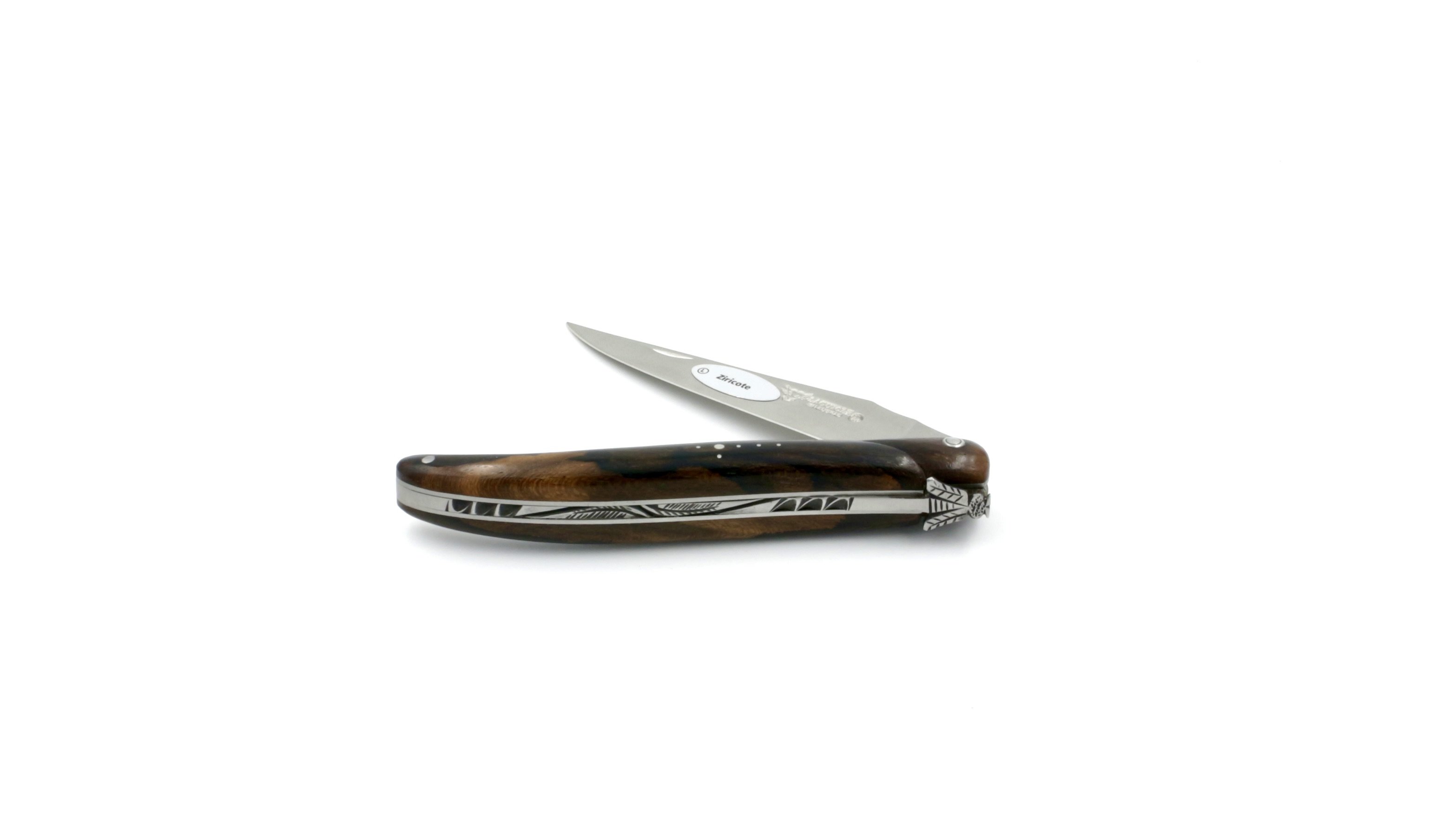 Laguiole en Aubrac Elegance ziricote wood full handle 12 cm