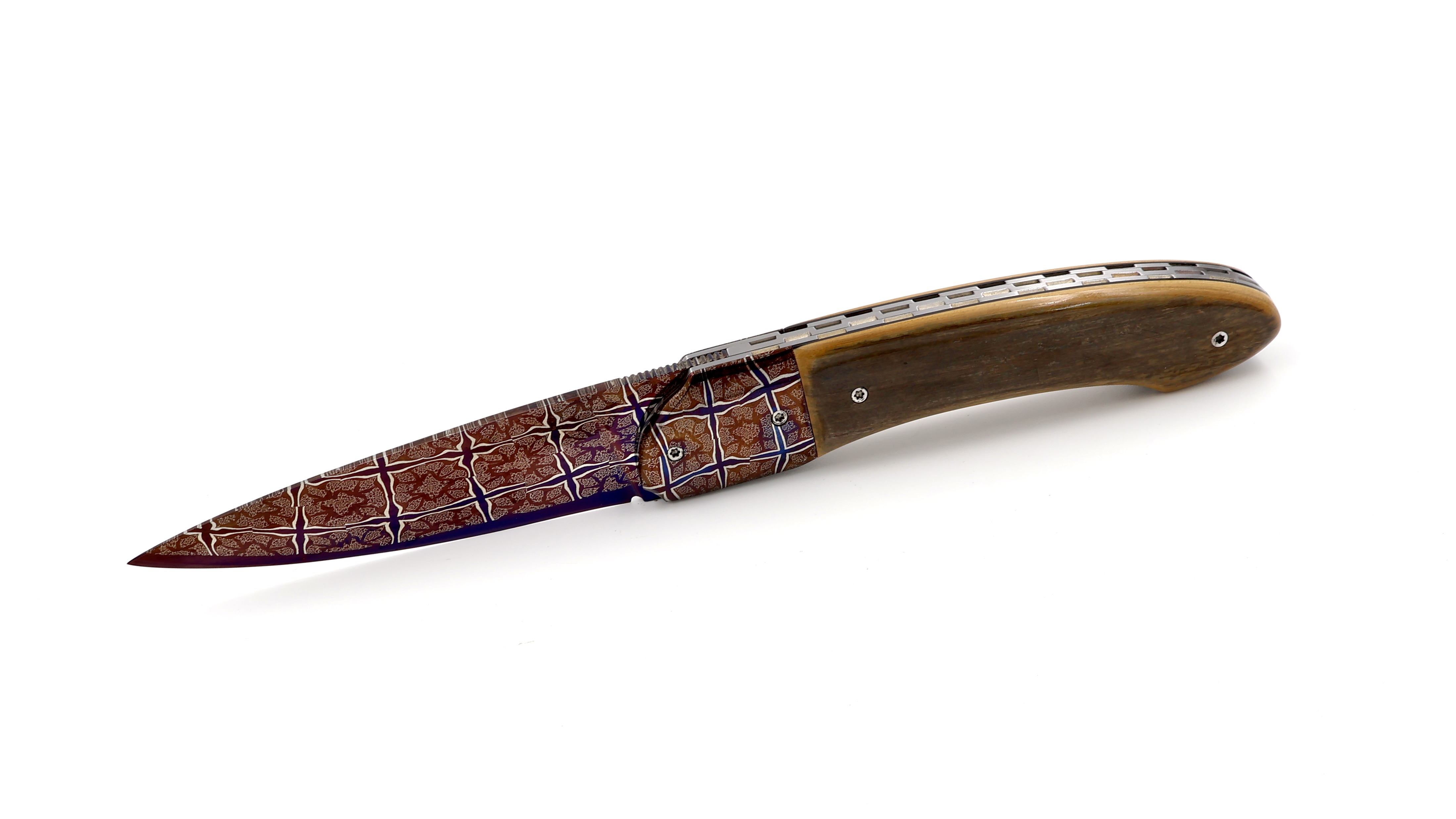Philippe Soeuvre le Vault de lugny mammoth ivory mosaic damaskus blade