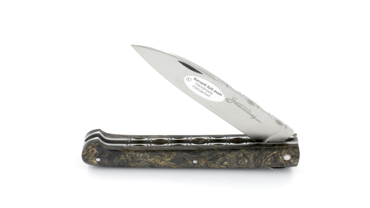 Sauveterre knife DARK MATTER gold