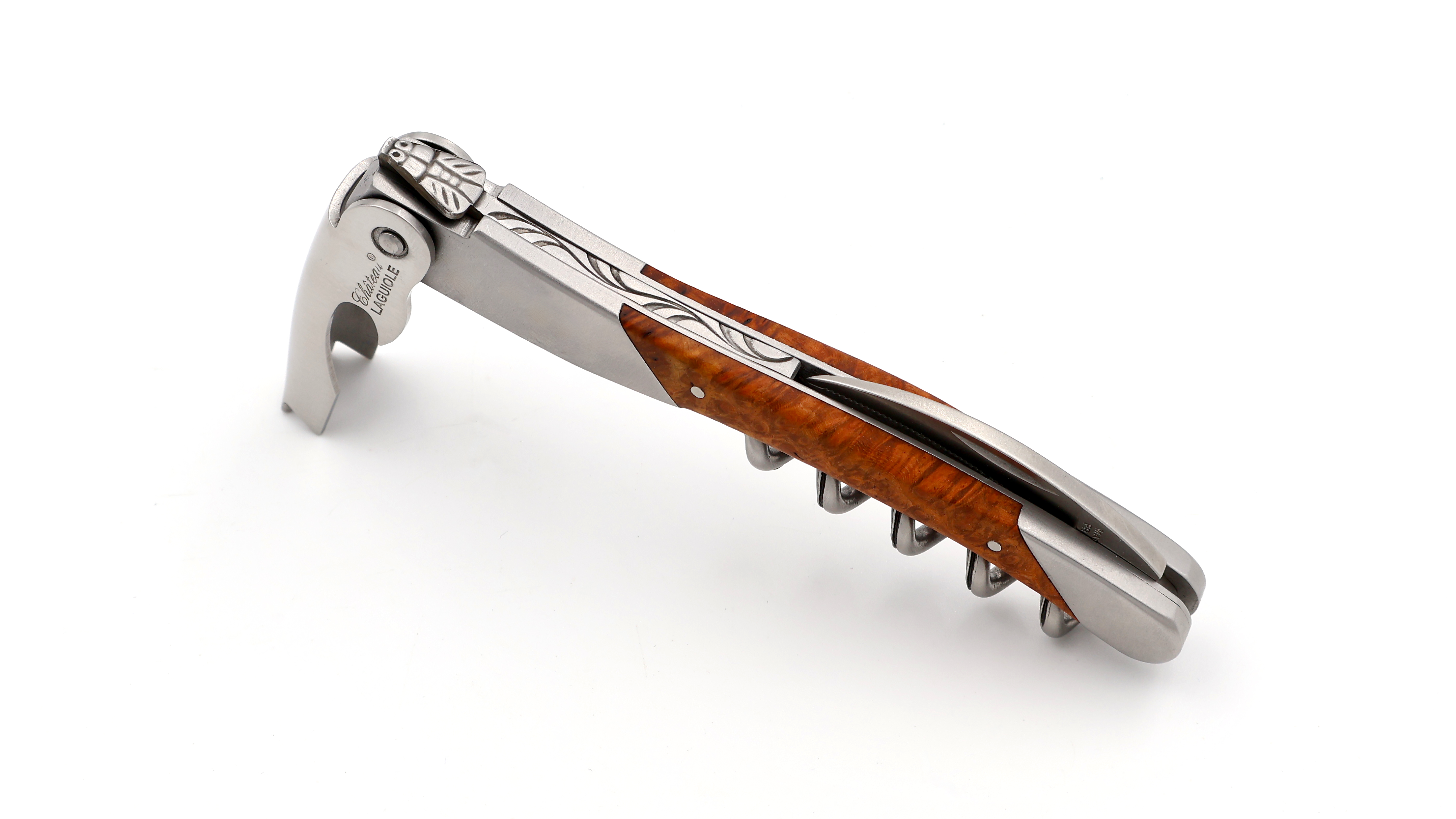 Château Laguiole wine opener GRAND CRU amboina burl wood