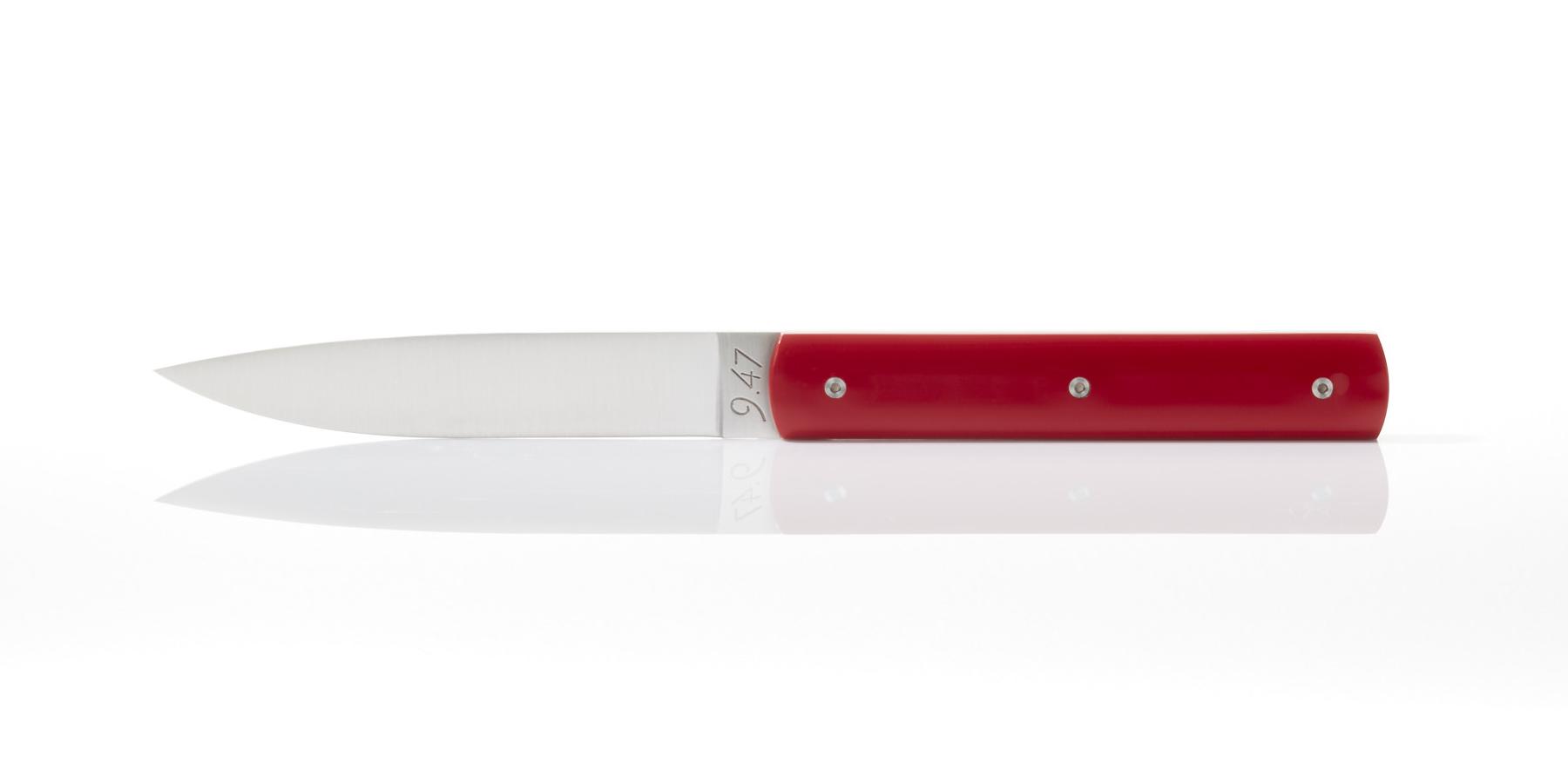 PERCEVAL 9.47 individual Steak knife red
