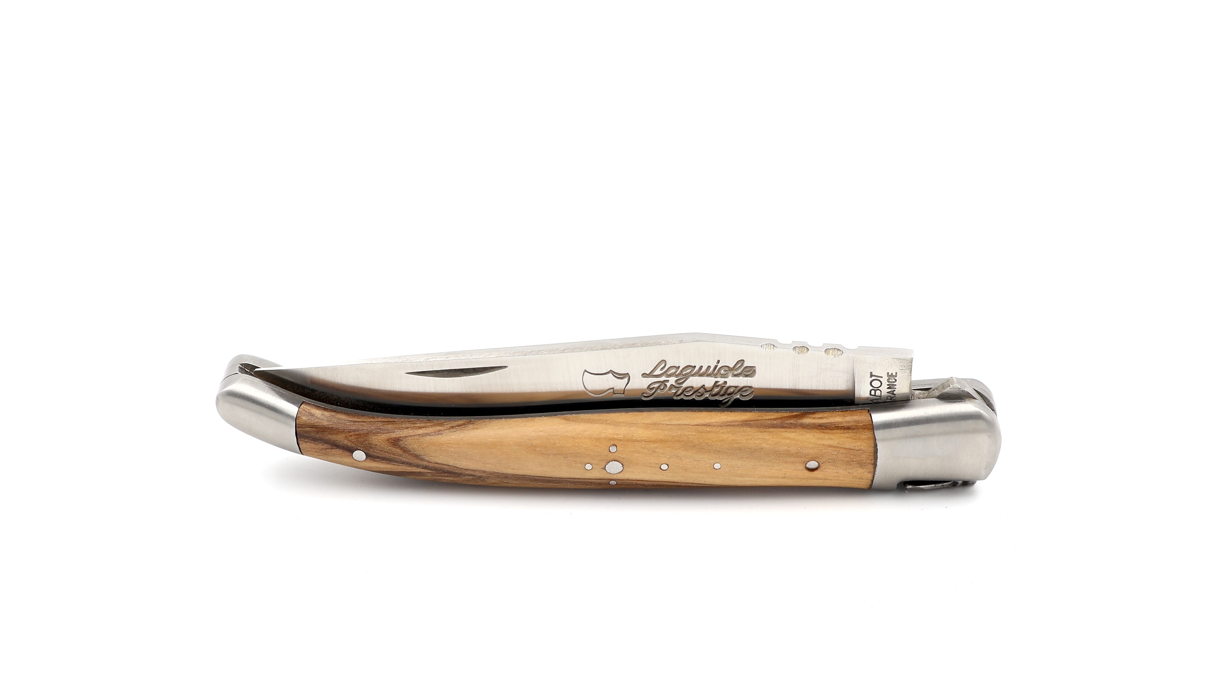 AU SABOT Laguiole knife olive wood 12 cm