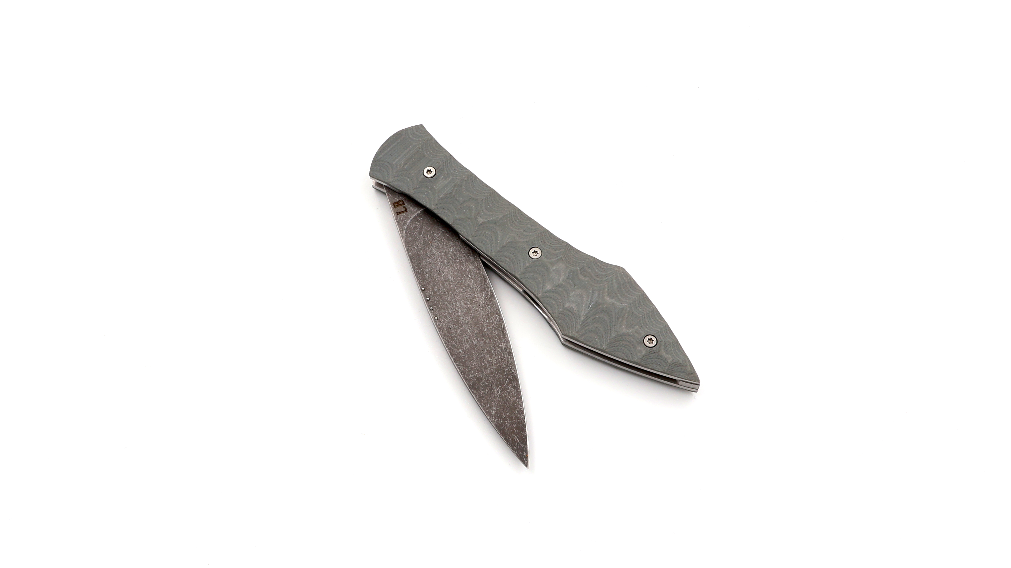 Laraud Blades L’Oegopsyde faceted grey G10