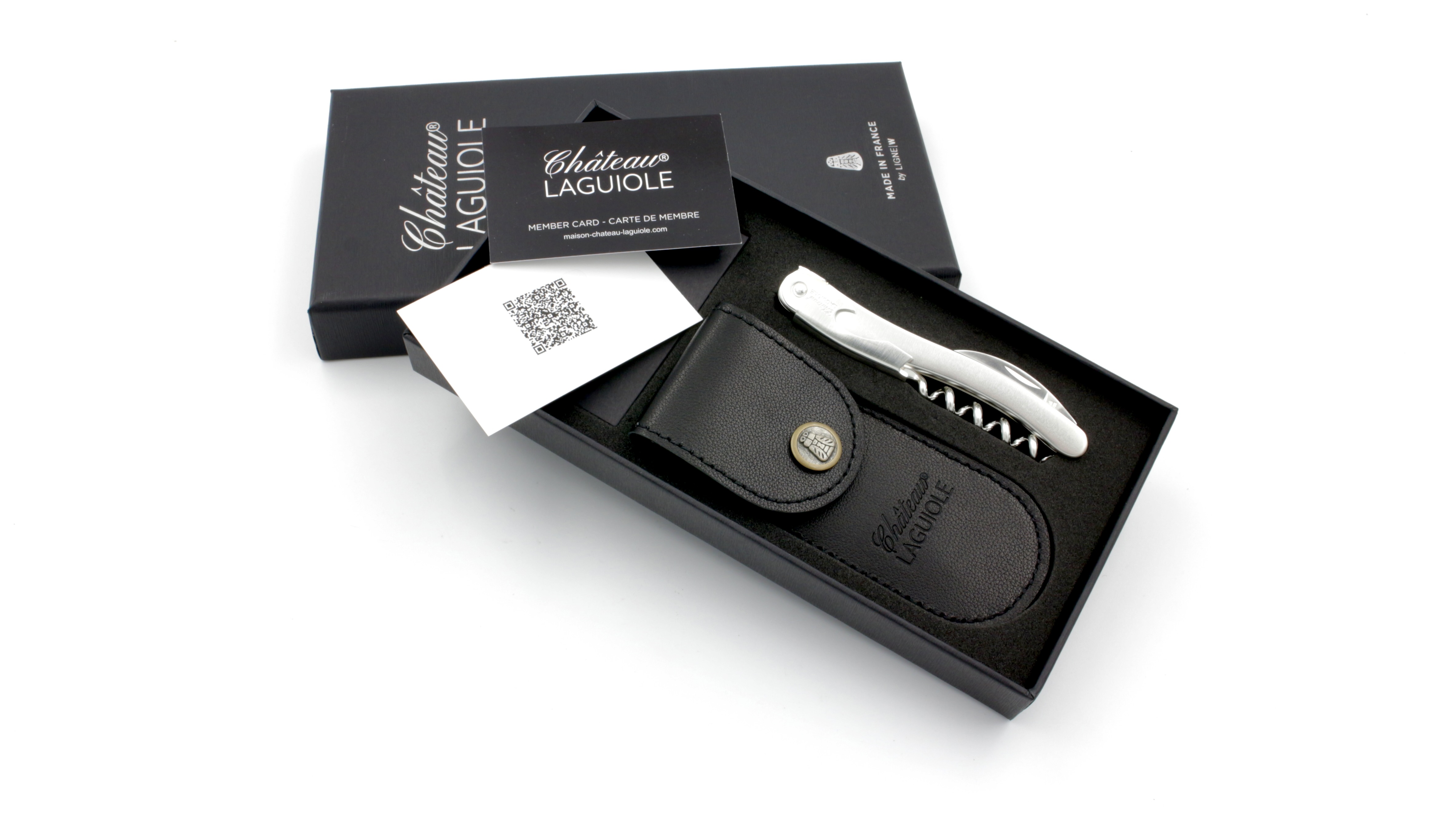 Château Laguiole CLASSIC Sommeliermesser versilbert matt