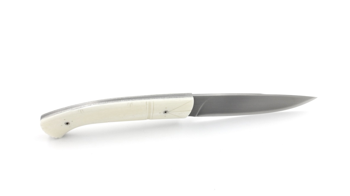 Manu Laplace Tafelmesser 1515 Inuit Rentierknochen
