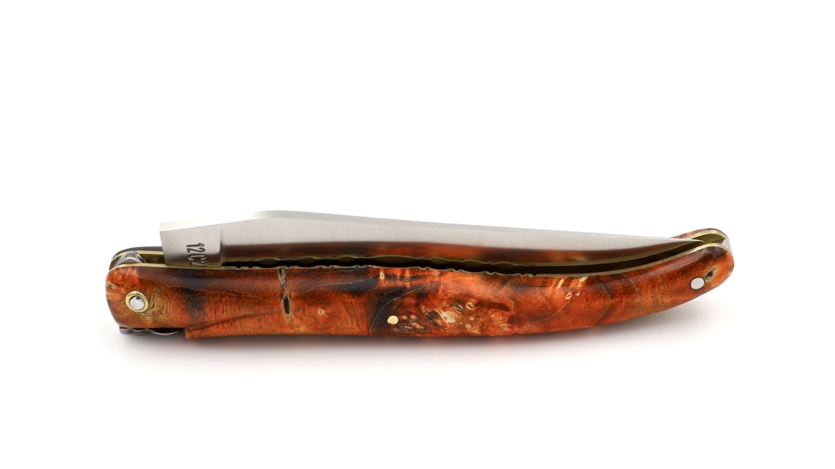 Laguiole en Aubrac Meisterstück ECLIPSE Holunder-Wurzelholz 12 cm 