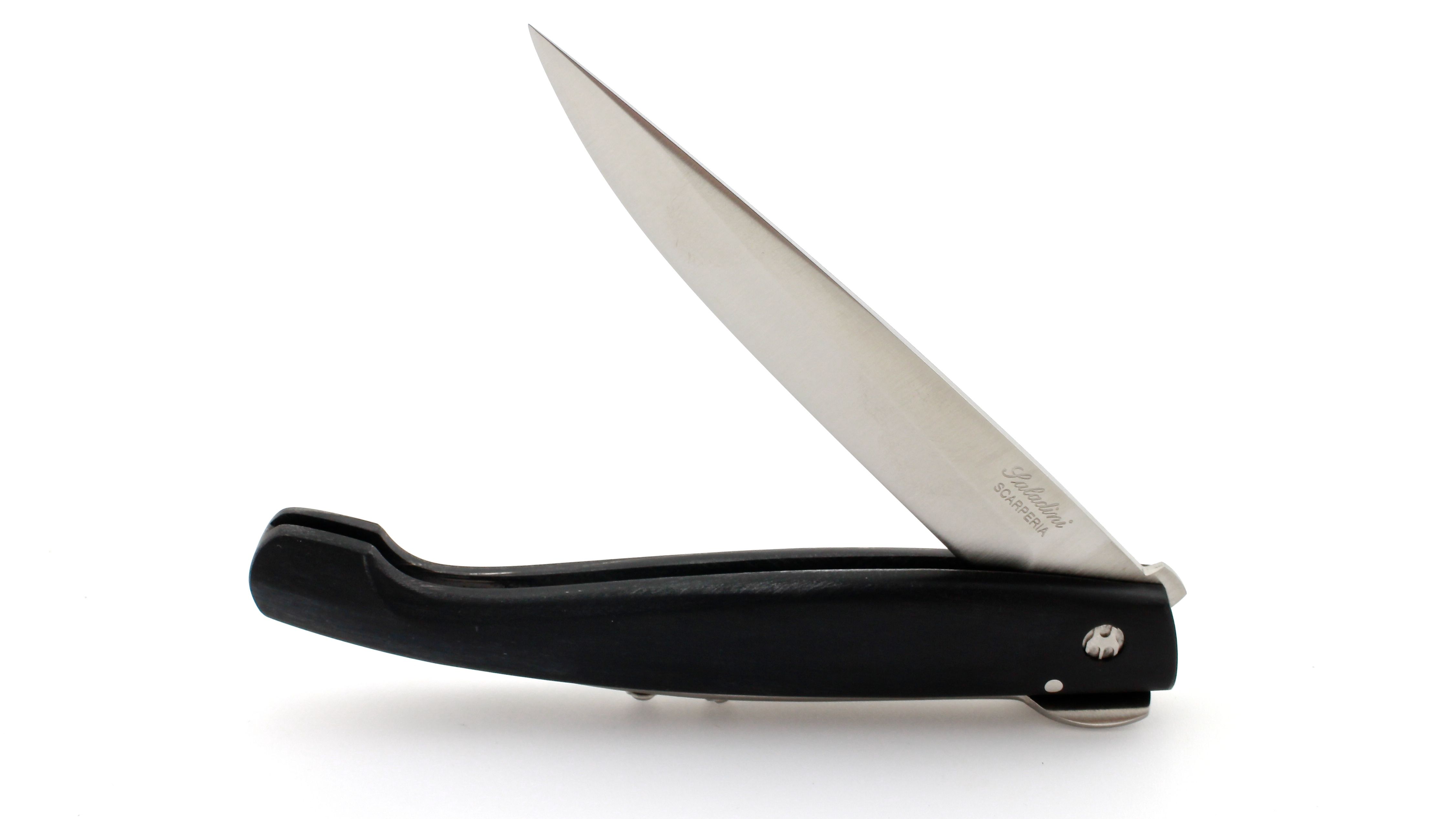 Saladini knife SARACCA romagnola 23,5 cm buffalo horn mat