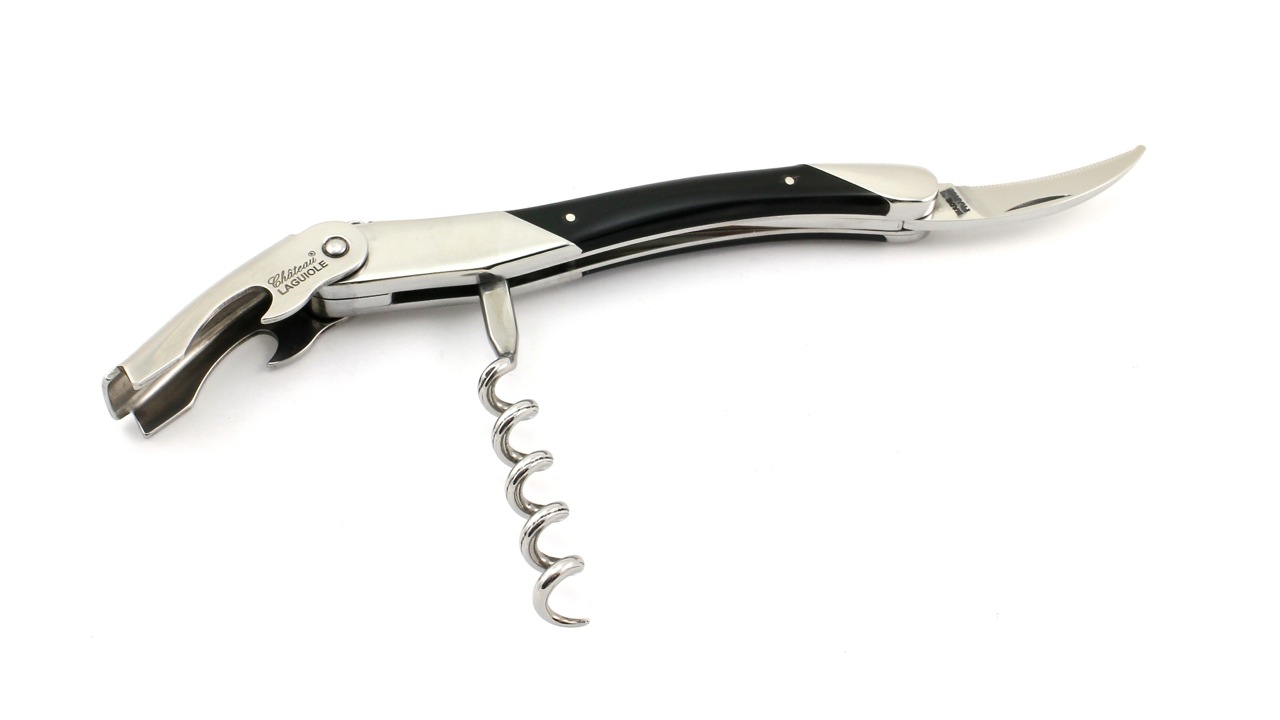 Château Laguiole wine opener GRAND CRU buffalo horn