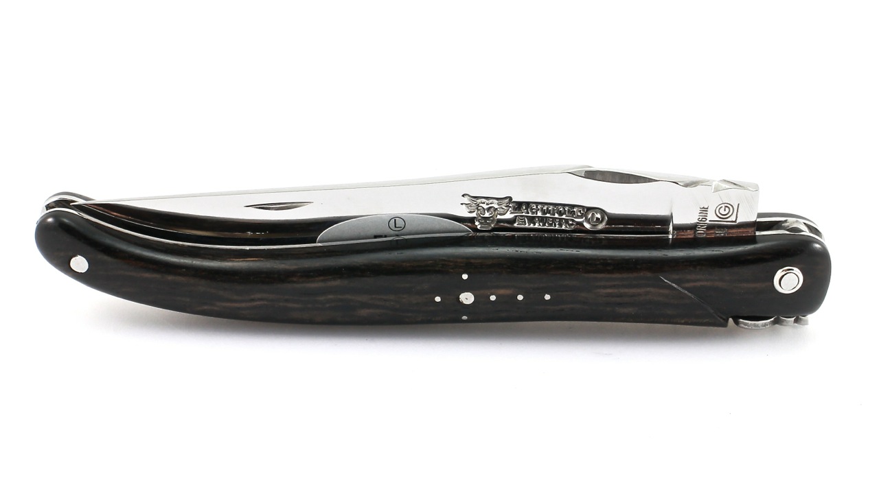 Laguiole en Aubrac Ebenholz massiver Griff 12 cm