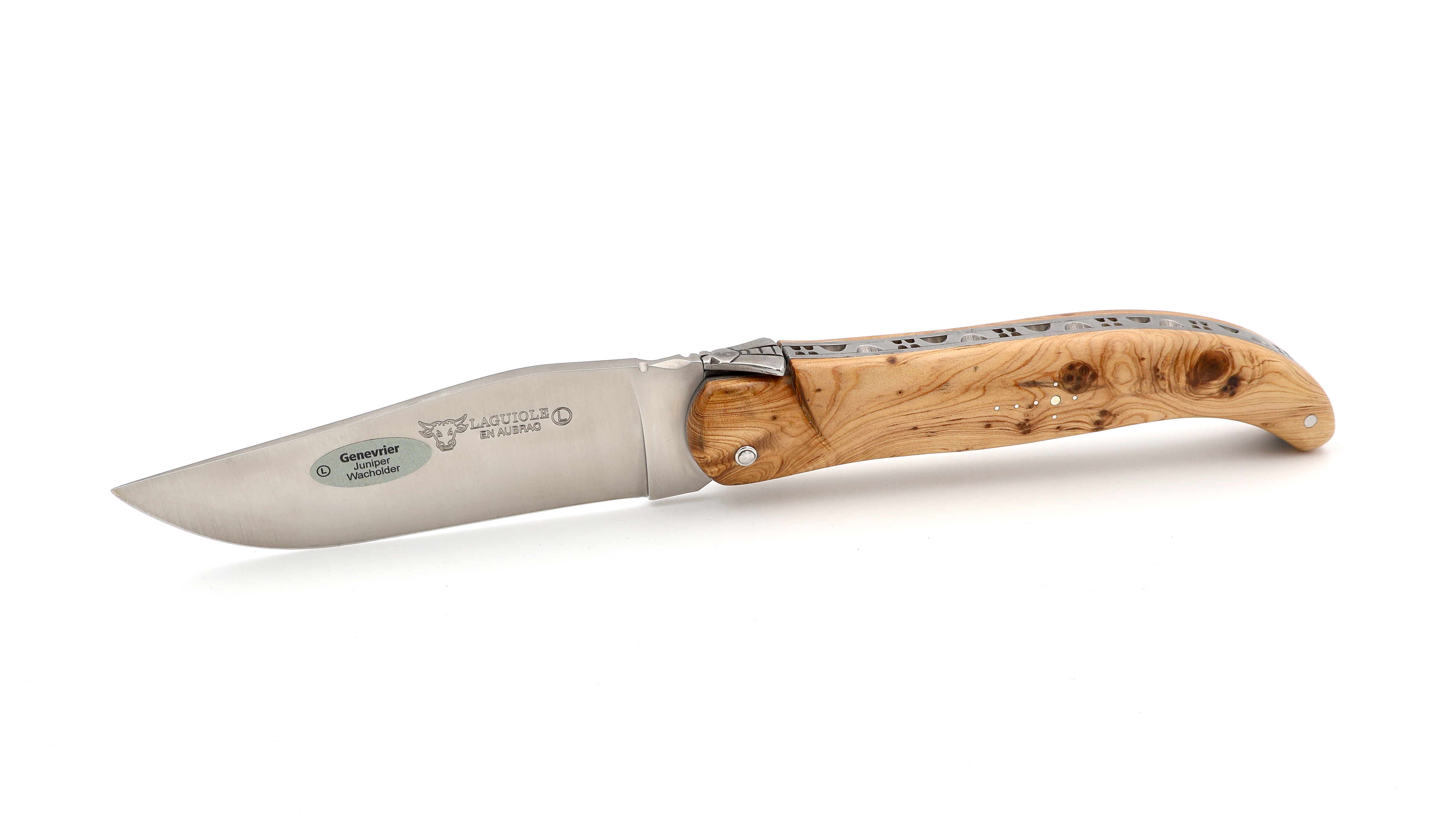 Laguiole en Aubrac Laguiole hunting knife 14 cm juniper wood