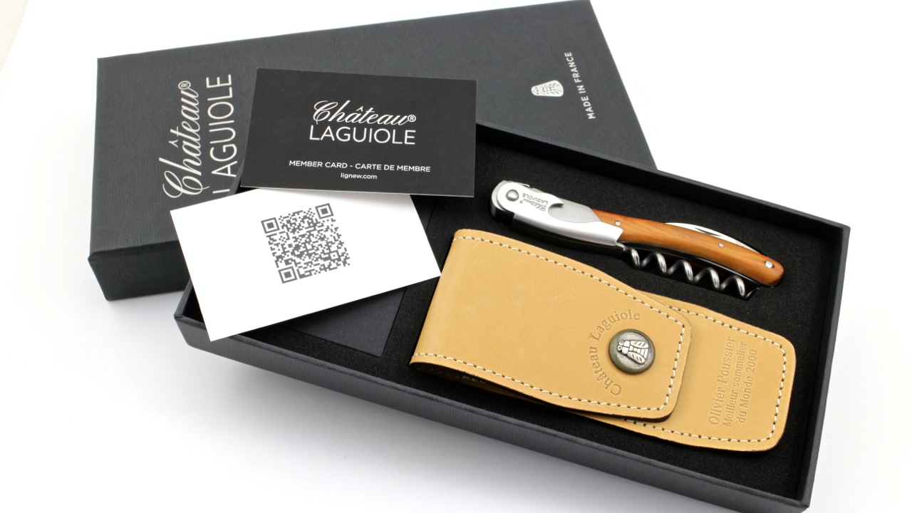 Château Laguiole wine opener GRAND CRU OLIVIER POUSSIER