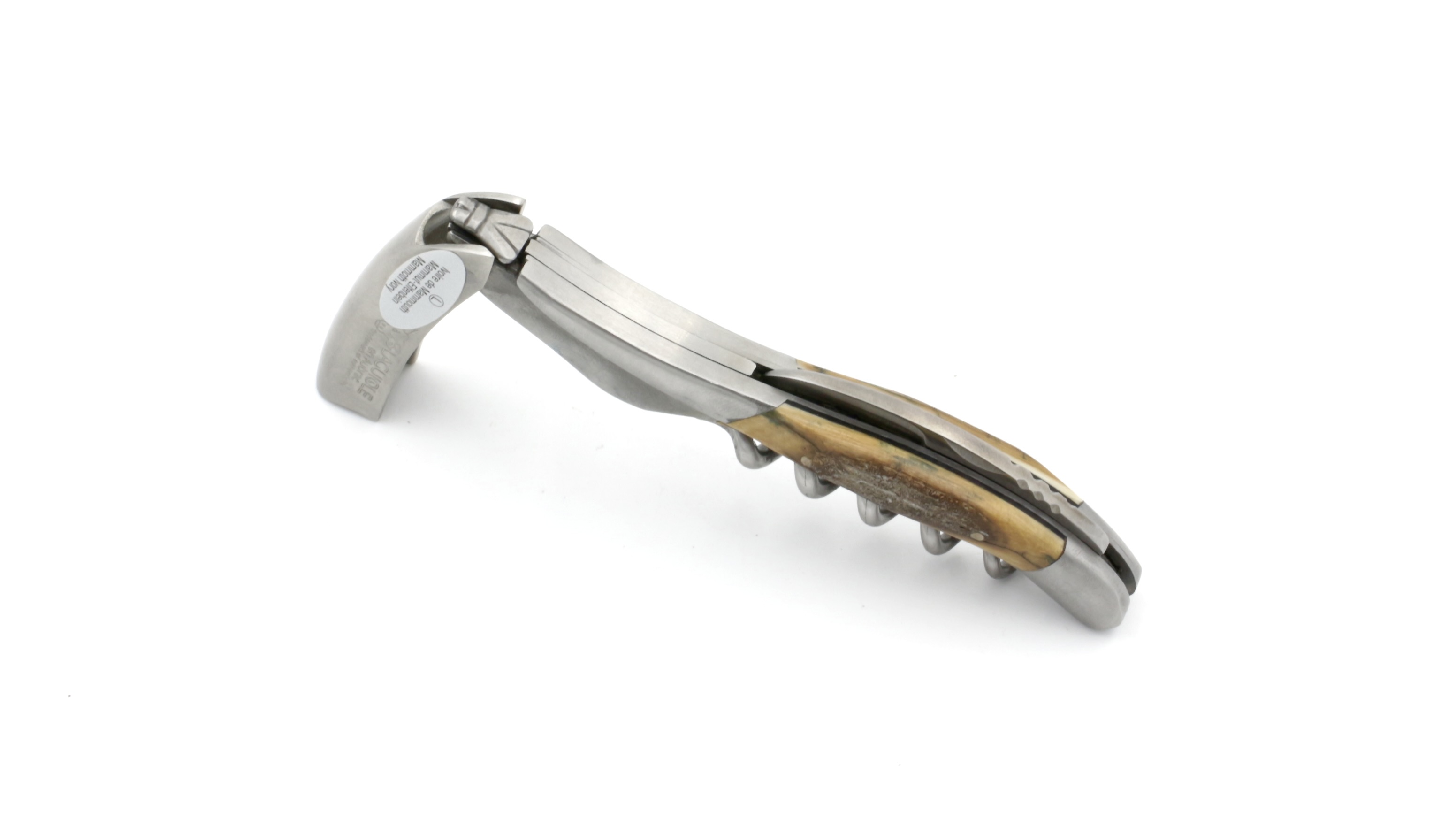 Laguiole en Aubrac Laguiole Sommelier knife Mammout croute mat