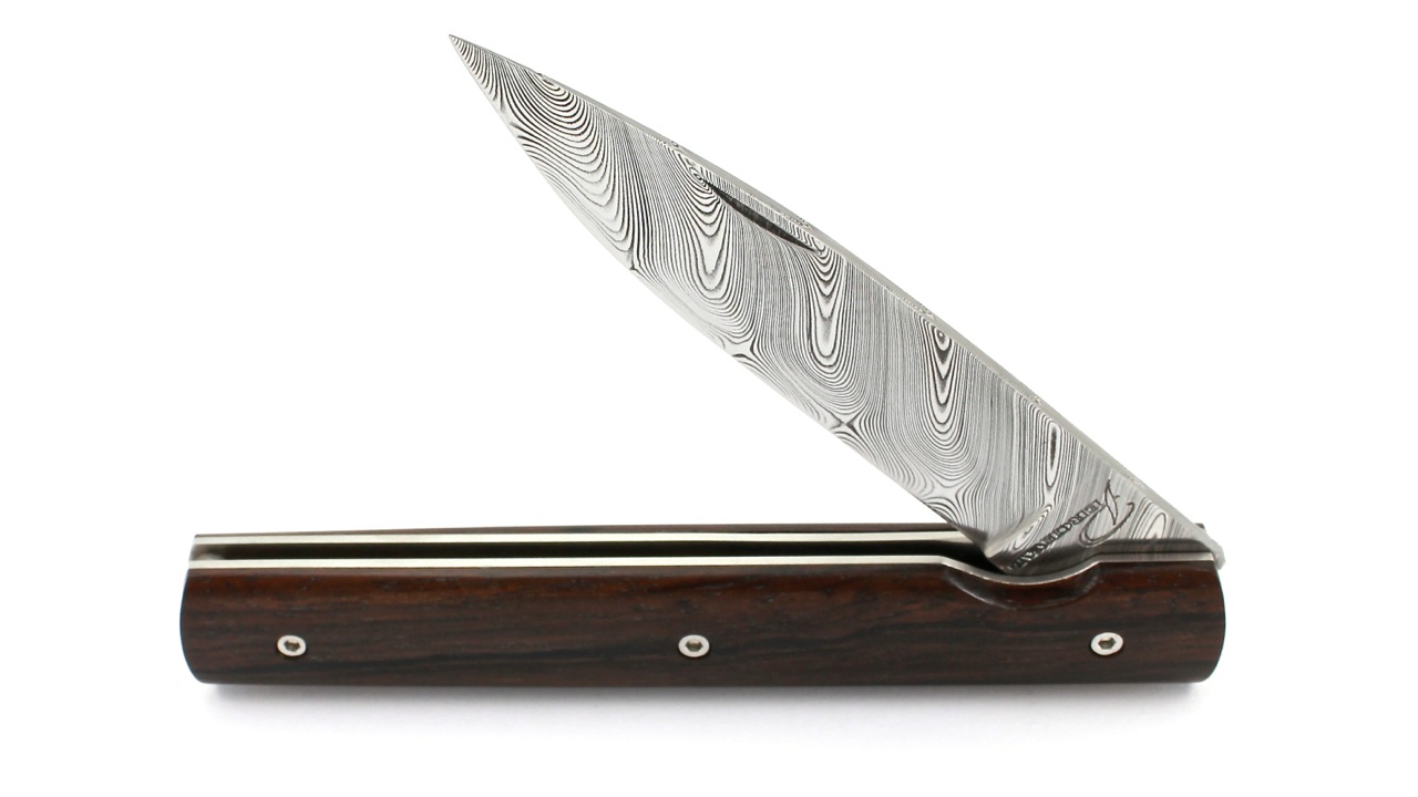 PERCEVAL Le Francais  Damast Makassar Ebenholz