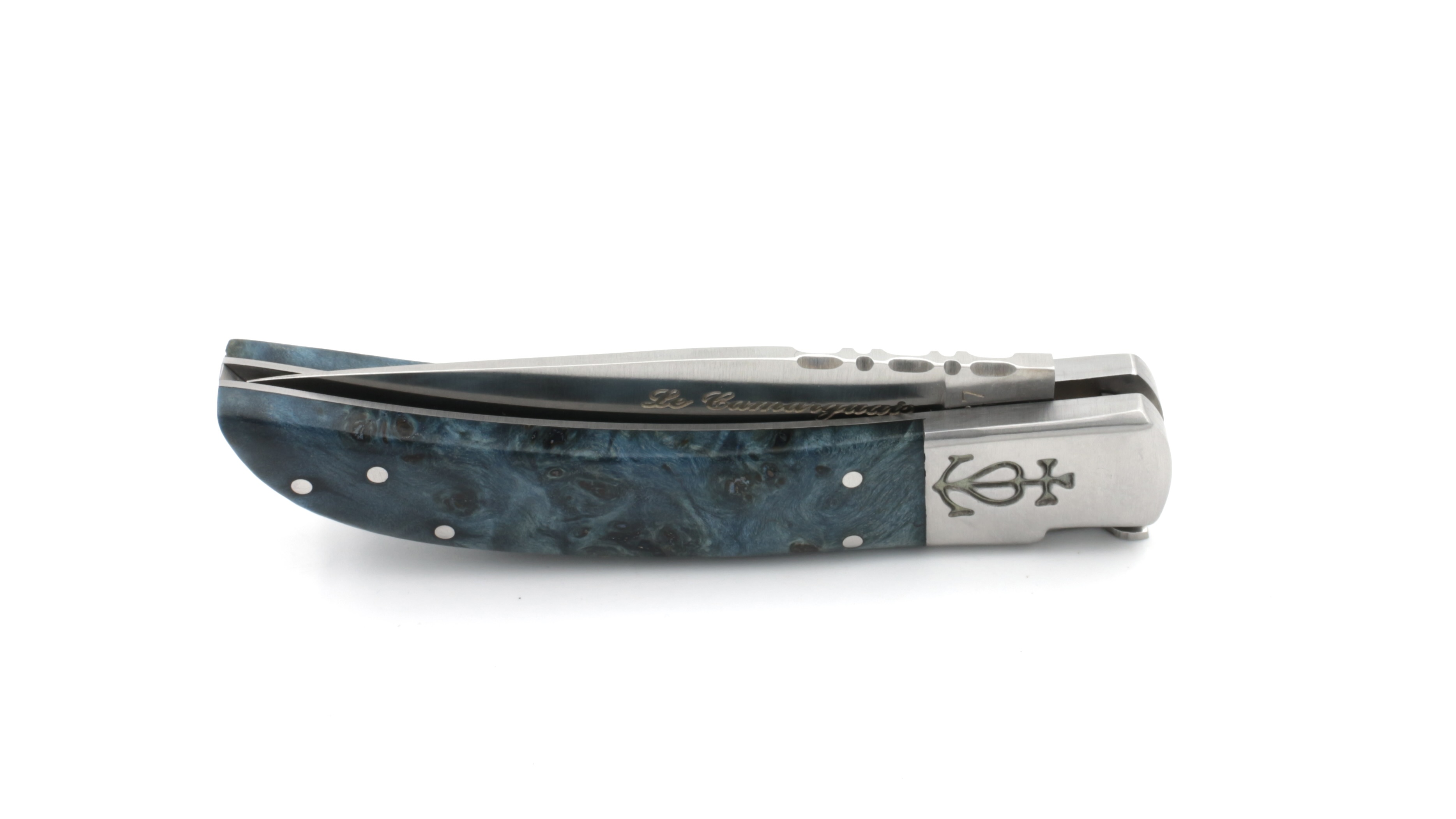 Le Camarguais knife poplar burlwood 12 cm