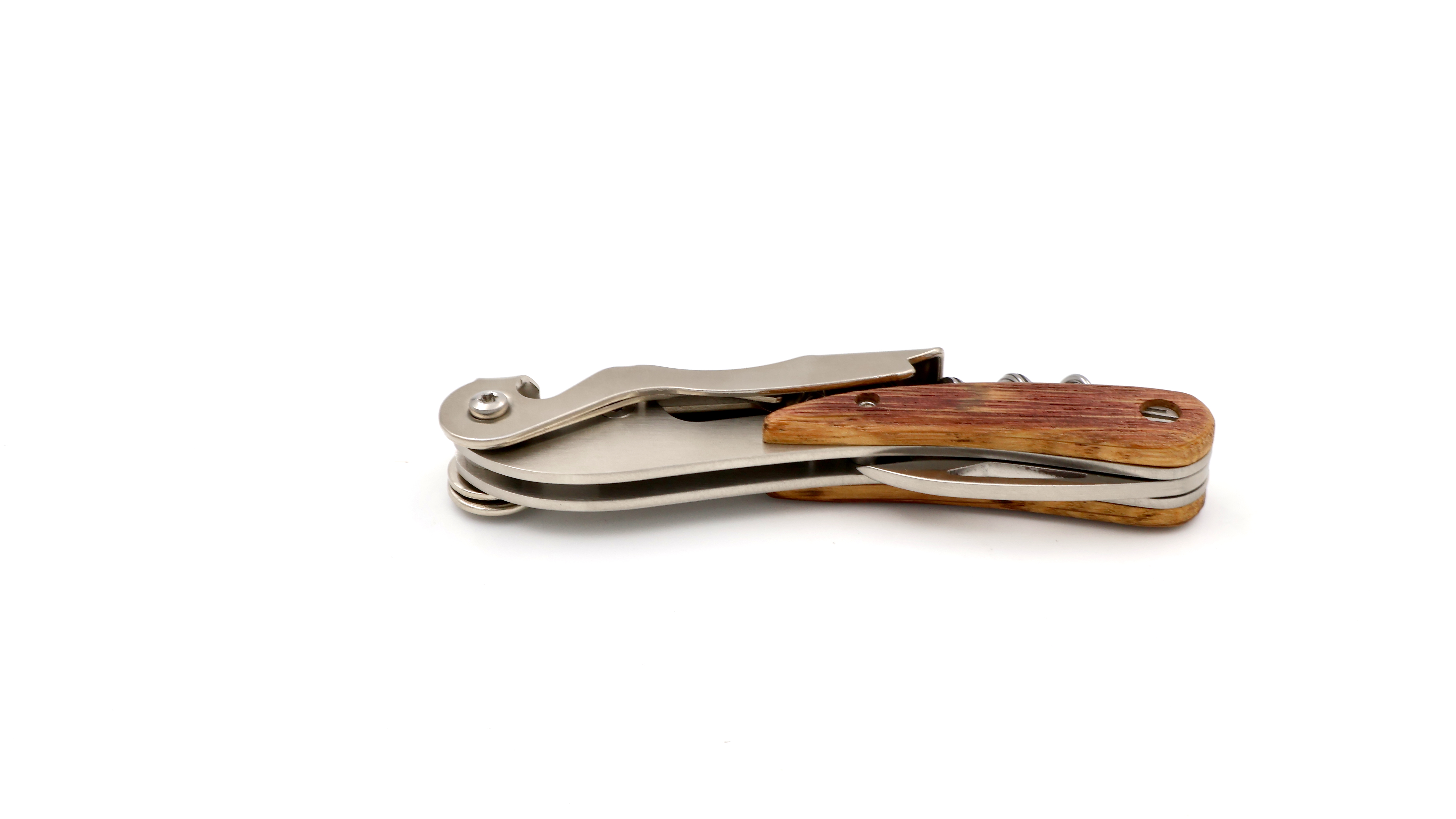 Saladini two stage sommelier knife barrel oak