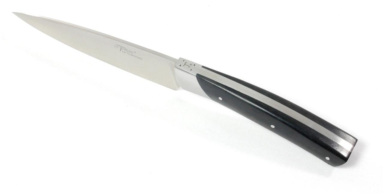 Kochmesser-klein-Ebenholz-4 Chambriard Thiers boning knife 13 cm TG6 Ebony Grands Gourmets