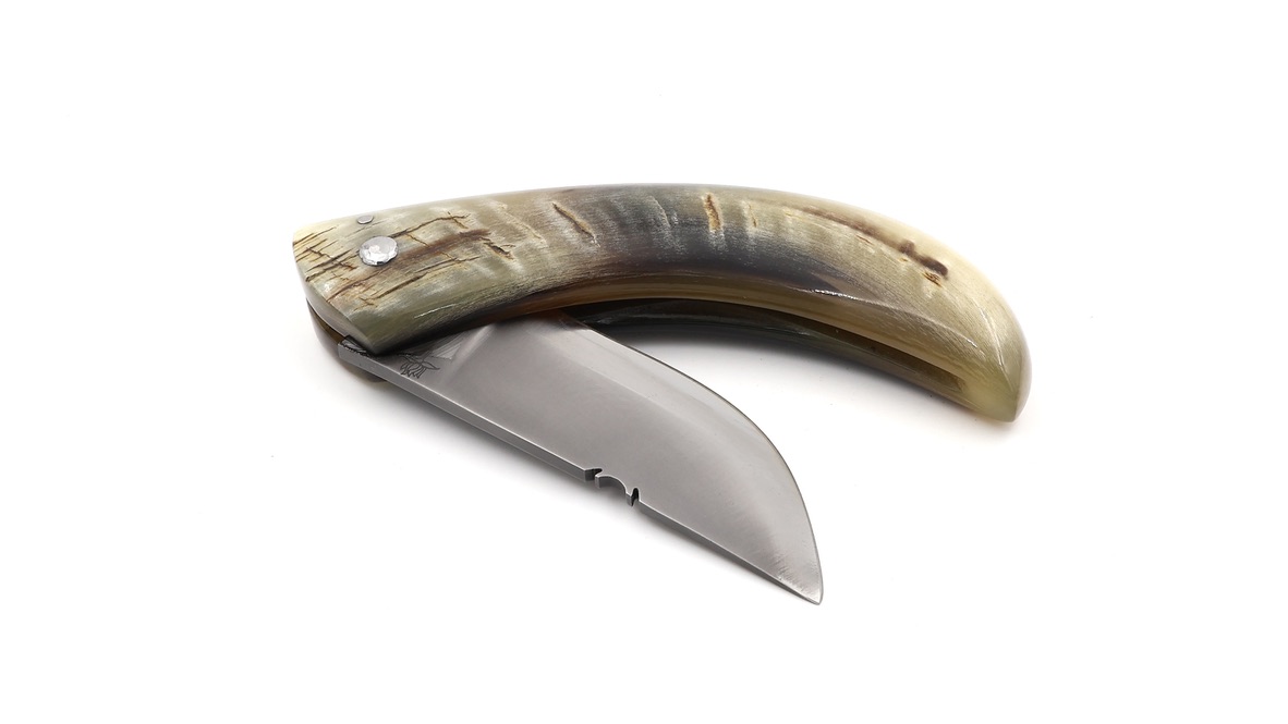 Coutellerie du Lotus Cornicciolu Widderhorn korsisches Hirtenmesser    