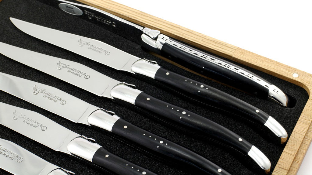 laguiole_en_aubrac_ebenholz_laguiole_steakmesser_set_02 Laguiole en Aubrac Ebenholz Laguiole Steakmesser Set