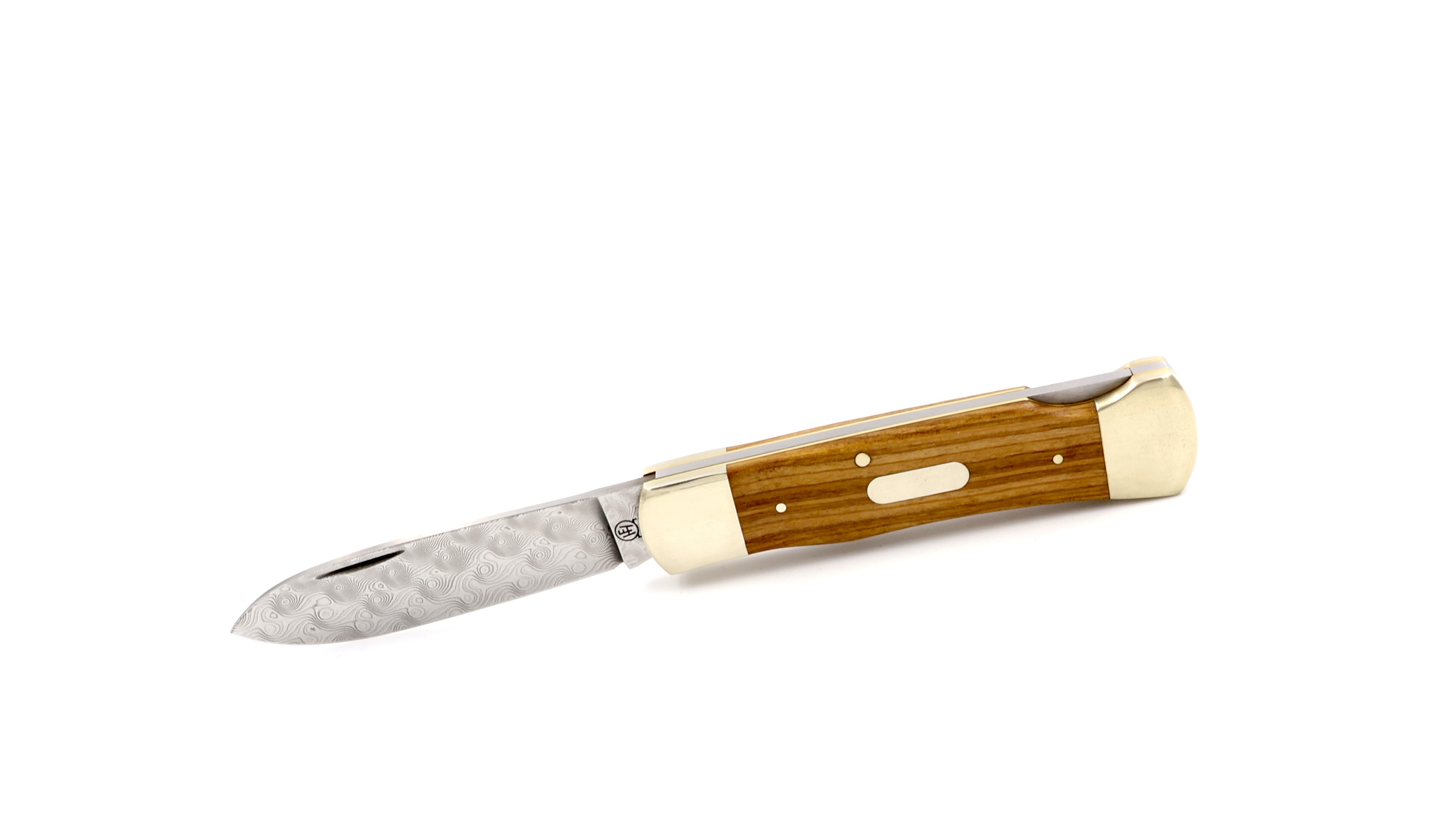 Hartkopf Taschenmesser Olive Damastklinge