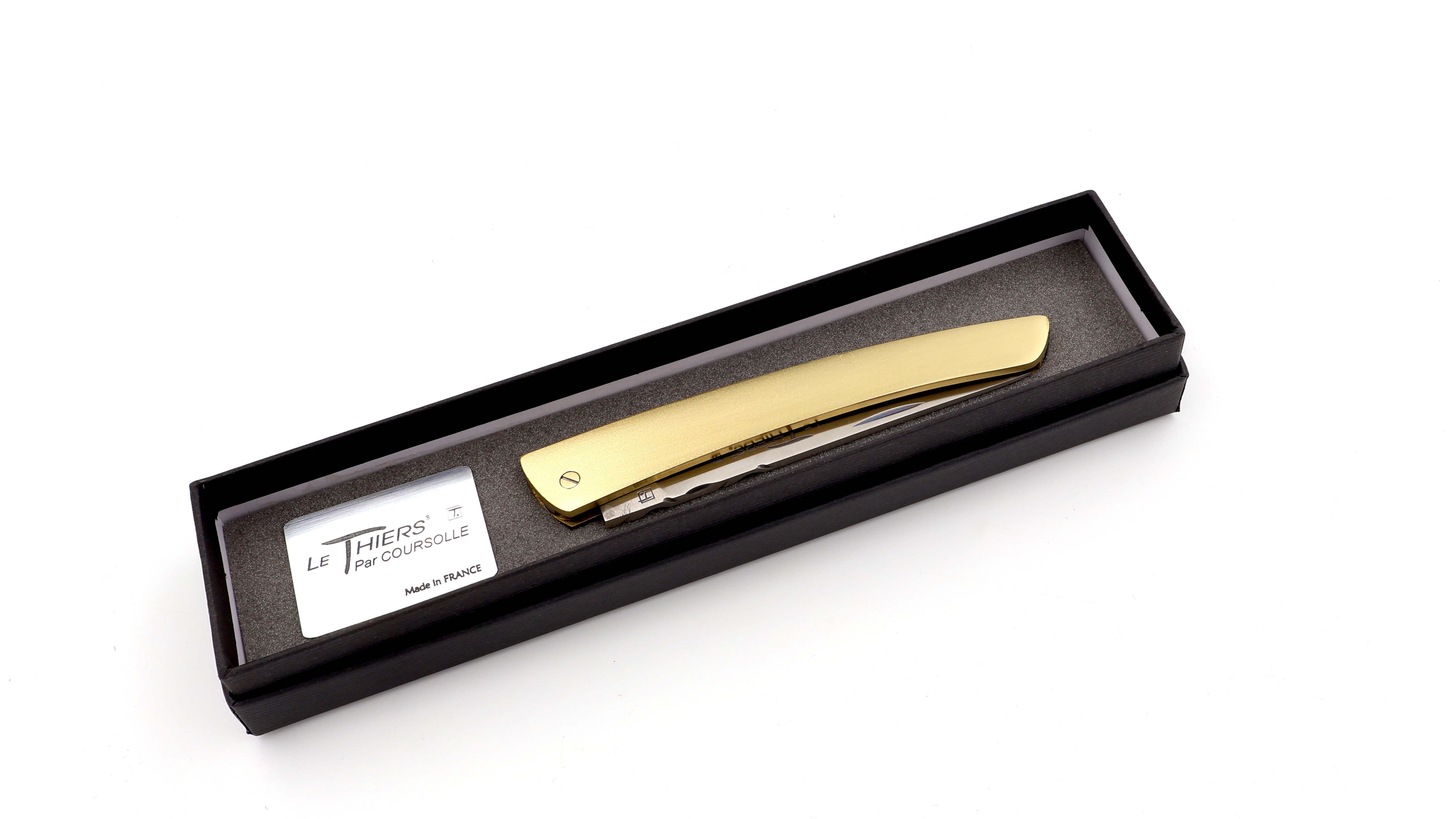 Couperier-Coursolle Thiers knife brass  Couperier-Coursolle Thiers knife brass