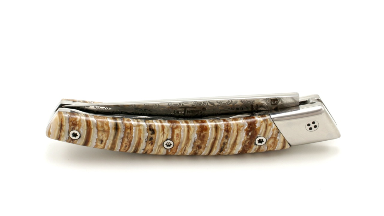 RLT-DA-Mammut-natur Claude DOZORME Thiers RLT L'ATELIER Mammutbackenzahn beige Damastklinge