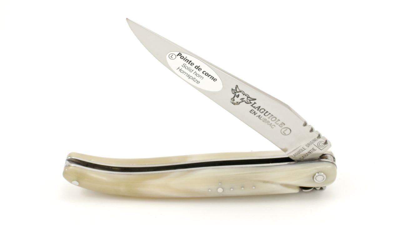 Laguiole en Aubrac horn tip full handle 10 cm