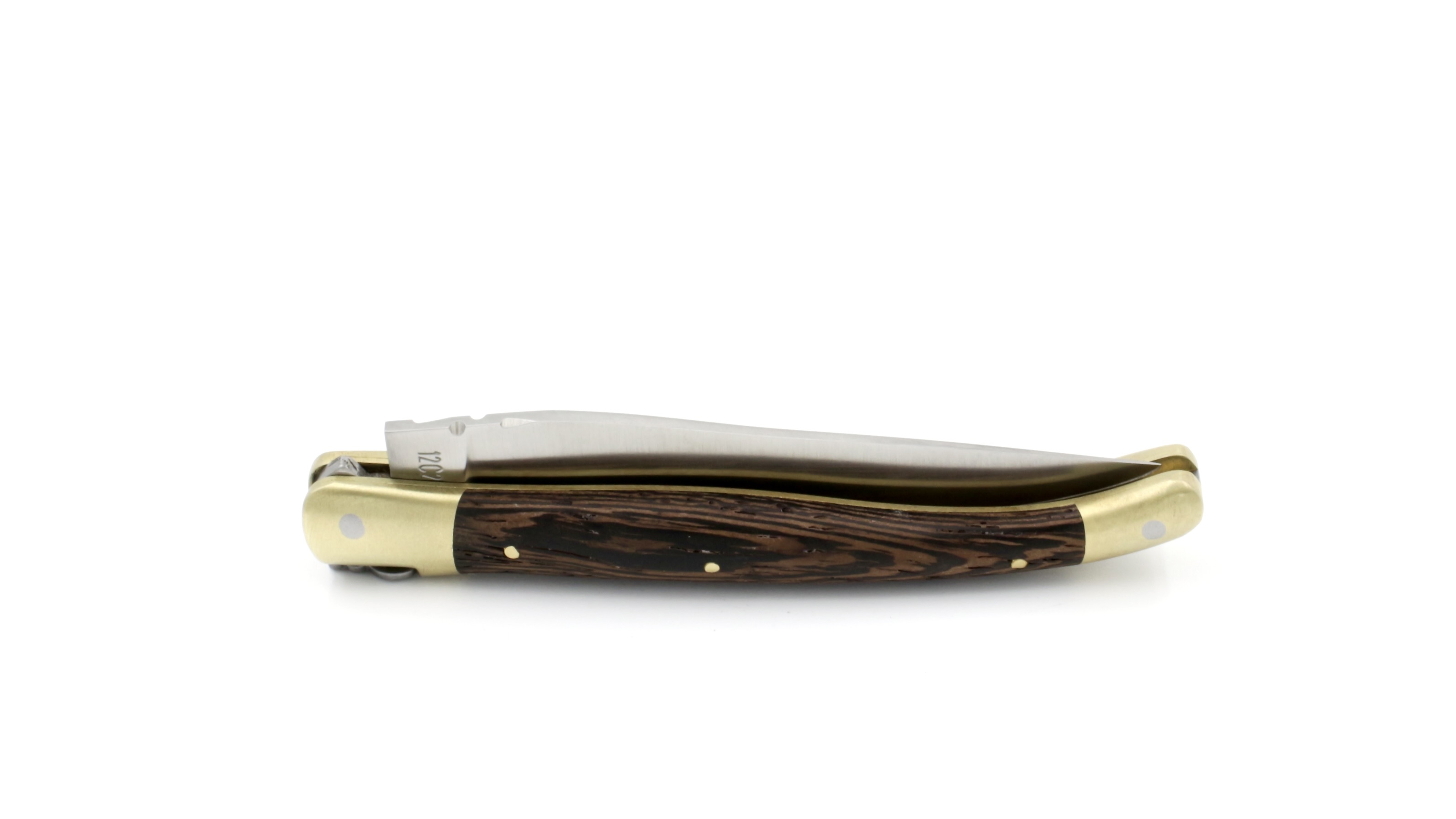 Laguiole en Aubrac Wenge Messingbacken matt 12 cm
