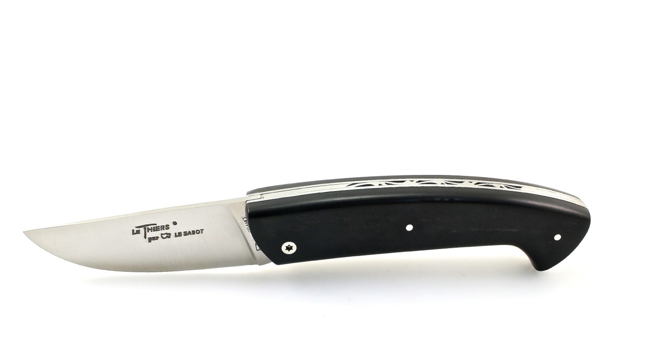 AU SABOT Thiers Jagdmesser Ebenholz