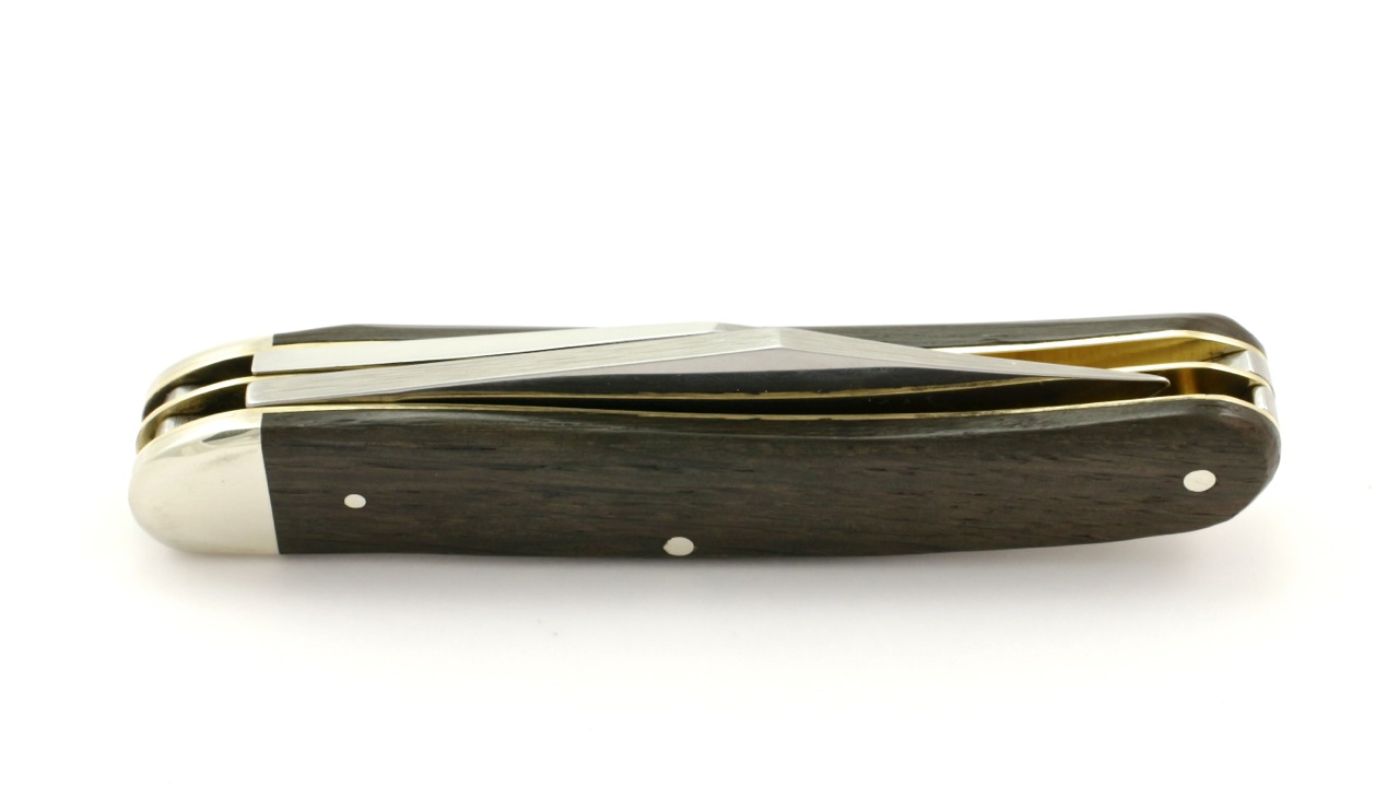 Robert Klaas classic line knife bog oak and cap lifter