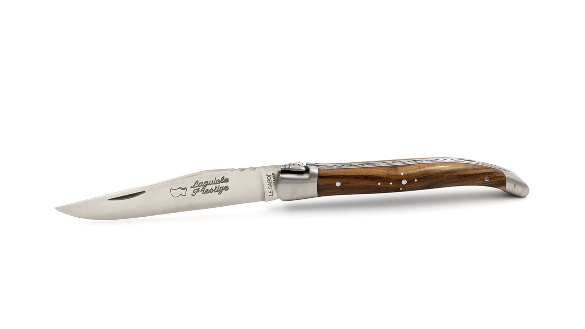 AU SABOT Laguiole knife pistazio wood 12 cm 
