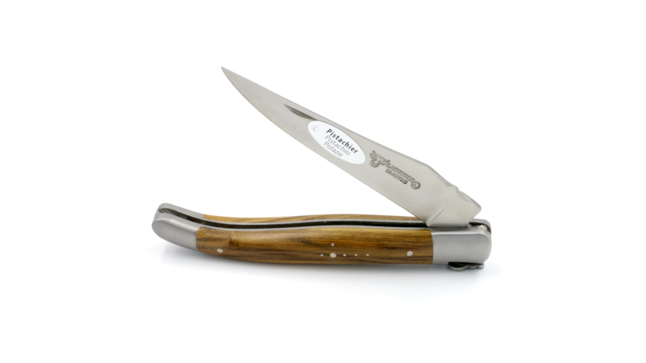 Laguiole en Aubrac pistazio wood 12 cm