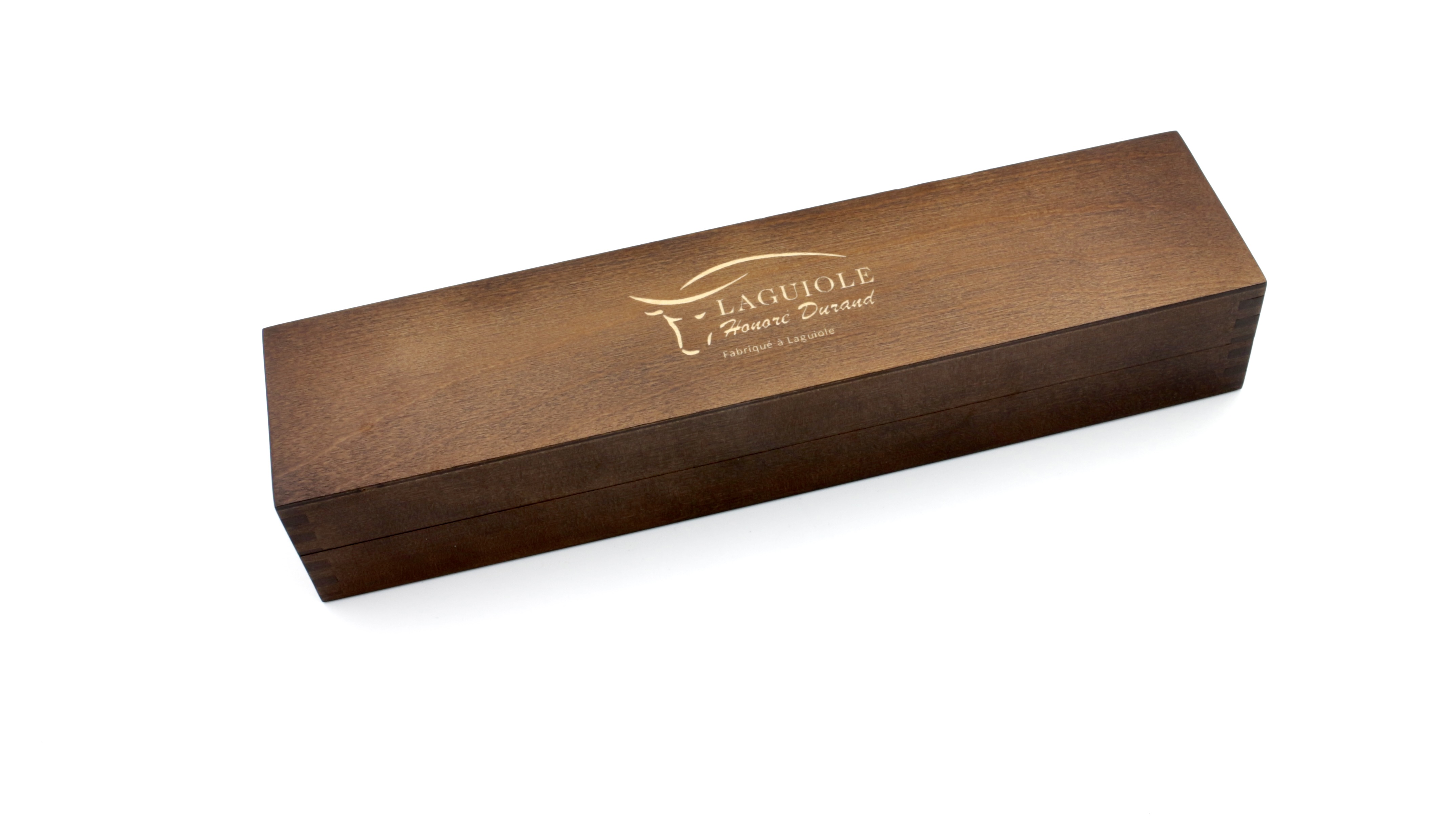Honoré Durand Laguiole Meisterstück wilder Damast Damastbacken Mammutbackenzahn 12 cm